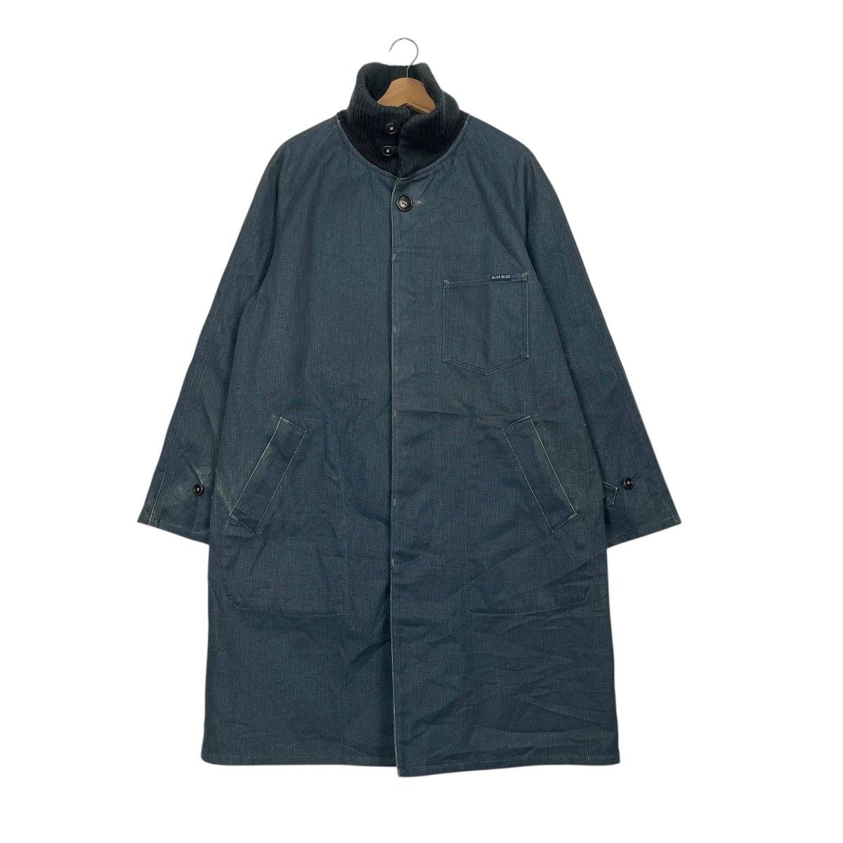 Blue Blue Japan Blue Blue Japan Denim Long Jacket Size US L / EU 52-54 / 3 - 1 Thumbnail
