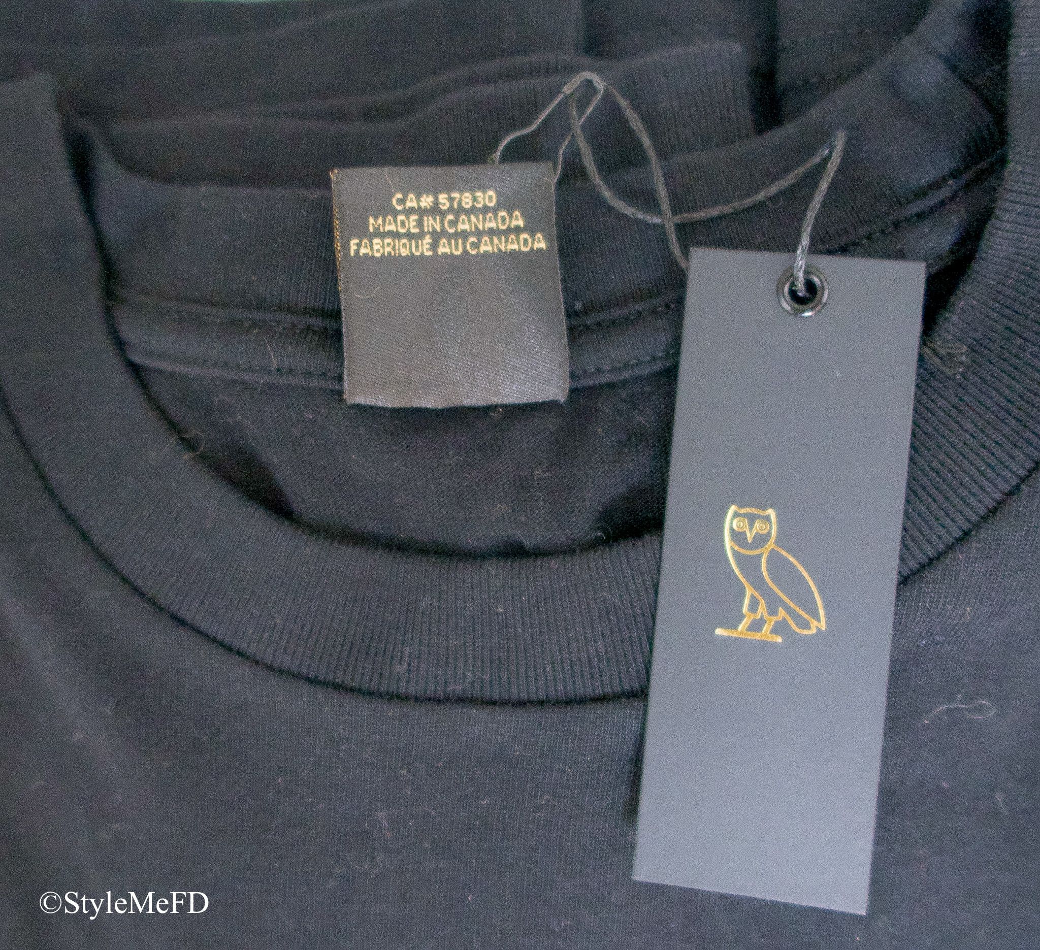 October's Very Own Men's OVO "October Firm" Black Long Sleeve Shirt Size US L / EU 52-54 / 3 - 8 Thumbnail