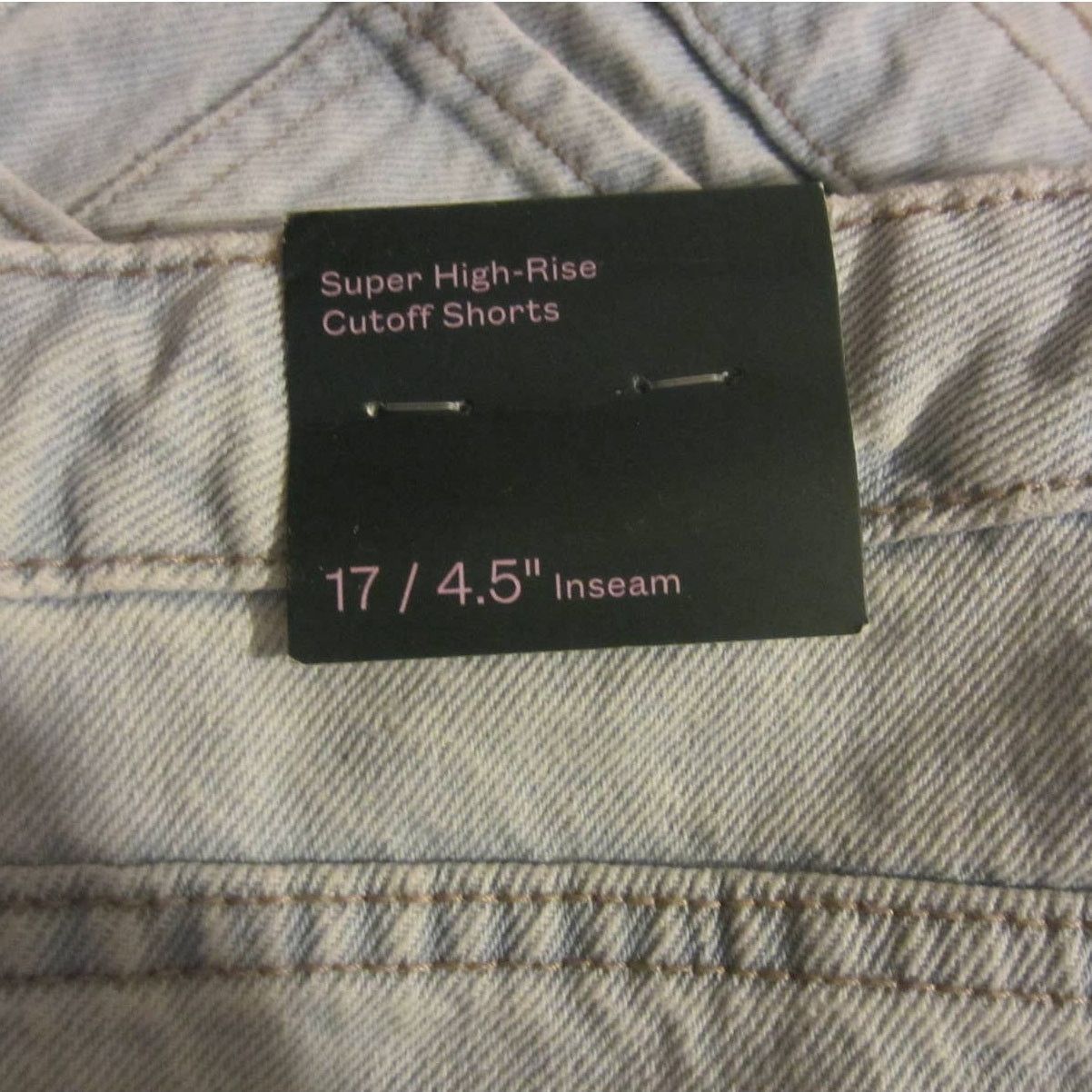 Other Wild Fable High-Rise Distressed Denim Cutoff Shorts 17 Size 37" - 10 Thumbnail