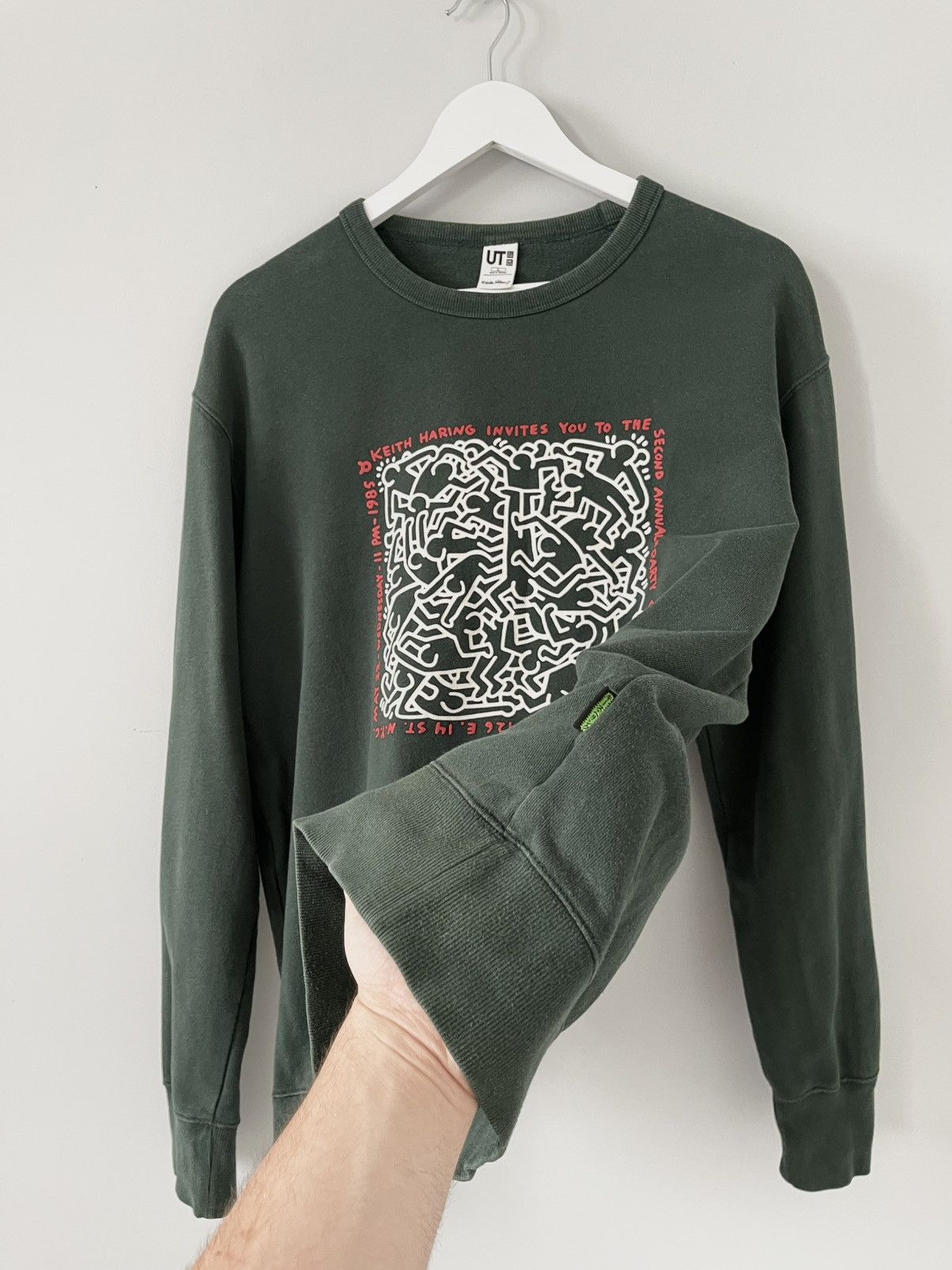 Keith Haring Uniqlo x Keith Haring ’Party of life’ Y2k Sweatshirt Size US L / EU 52-54 / 3 - 8 Thumbnail