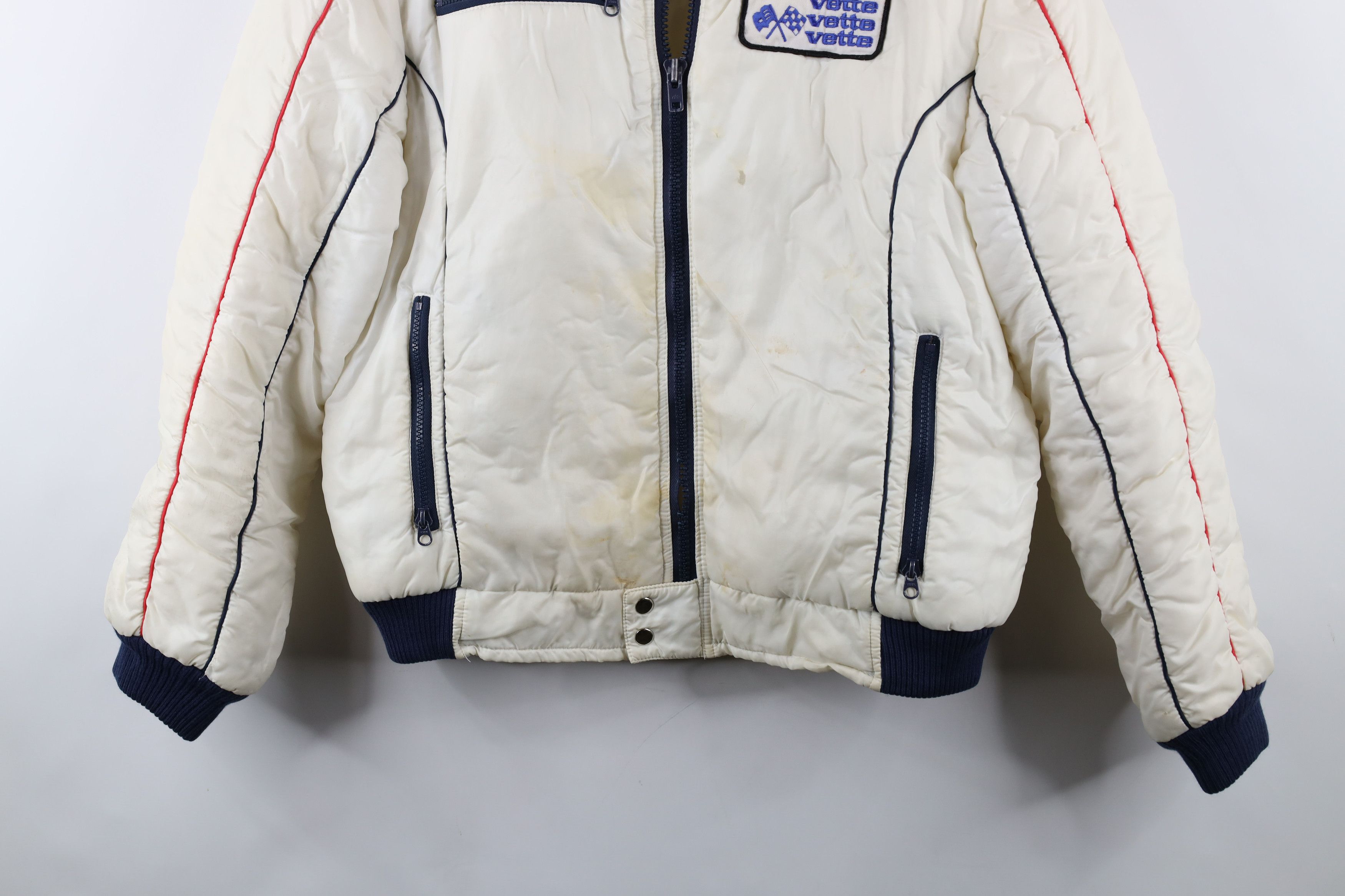 Vintage Vintage 70s 80s Spell Corvette Racing Bomber Jacket AS IS Size US L / EU 52-54 / 3 - 3 Thumbnail