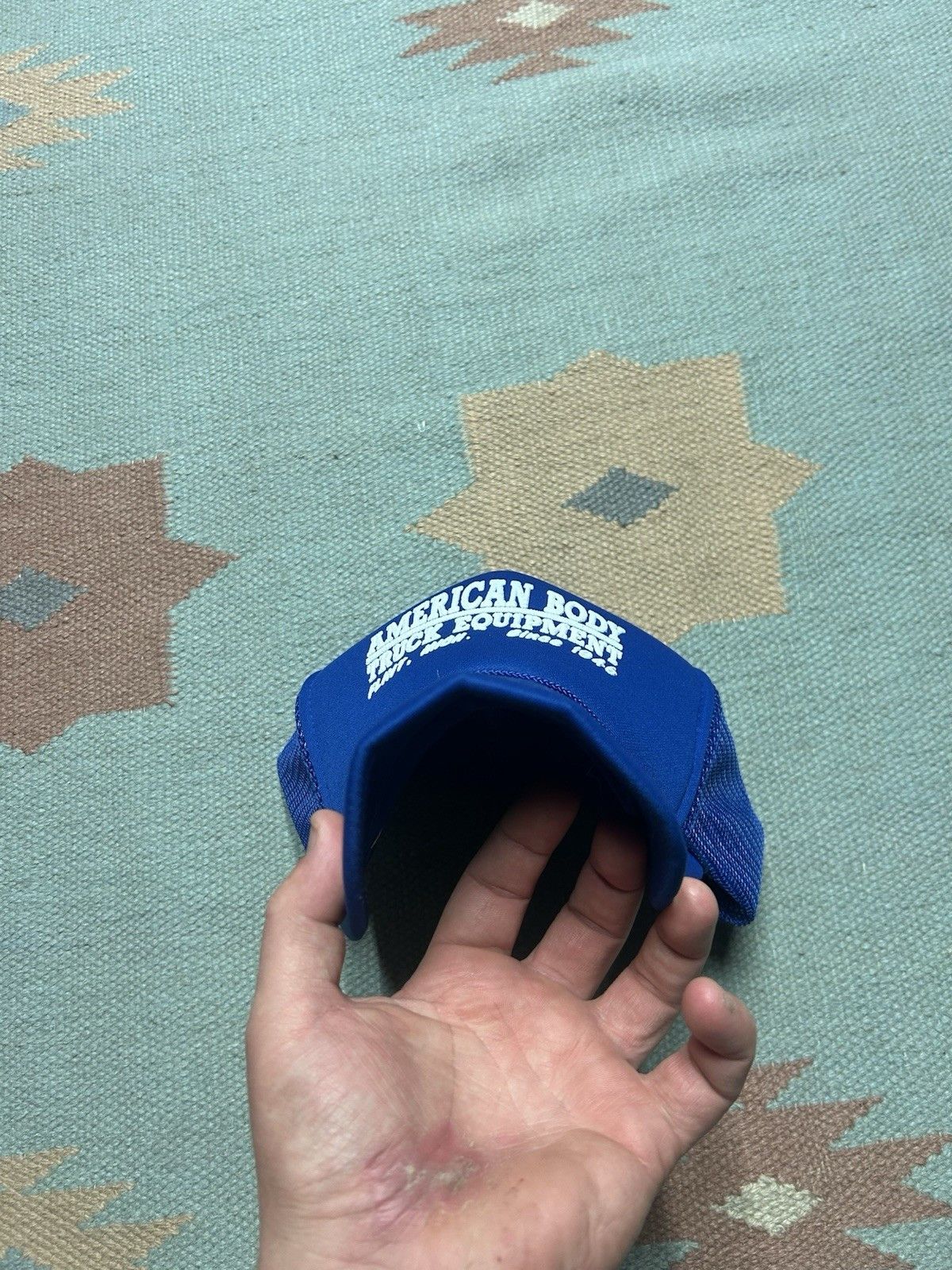Vintage Vtg trucker hat American body truck equipment flint Michigan Size ONE SIZE - 3 Thumbnail
