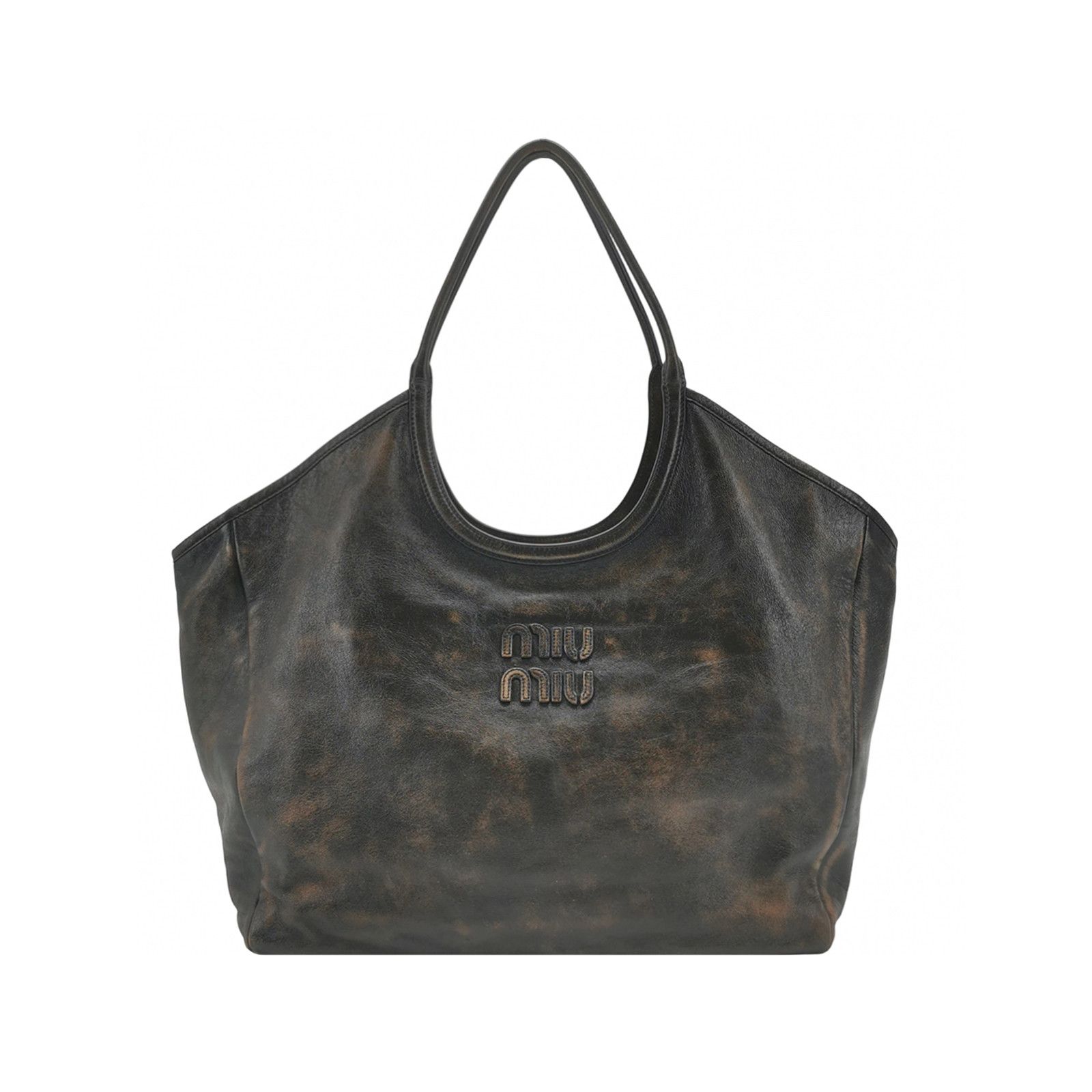 Miu Miu Miu Miu Ivy Leather Shoulder Bag Size ONE SIZE - 1 Thumbnail