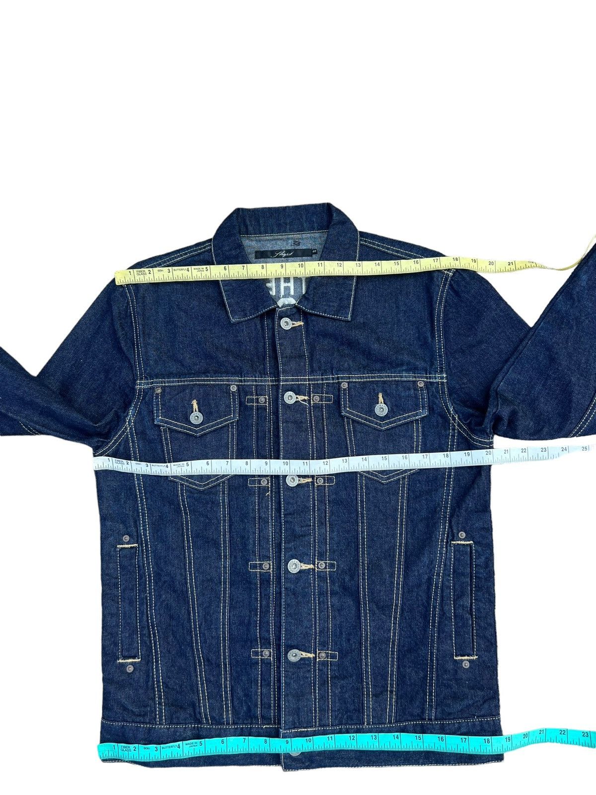 SHAREEF SHAPEL Japan The SWINGEERS Embroidery Denim Trucker Jacket Size US M / EU 48-50 / 2 - 4 Thumbnail