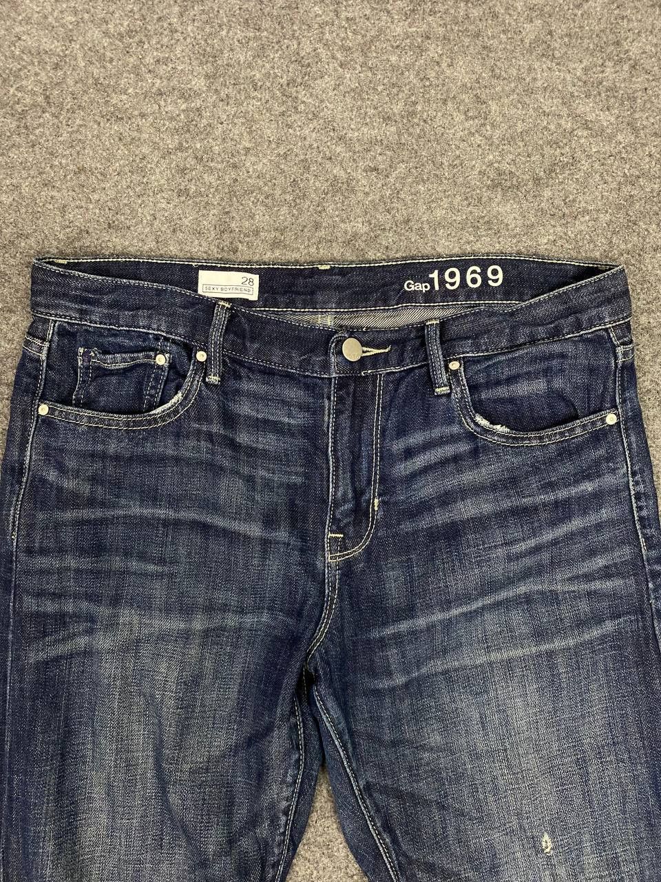 Gap gap sexy boyfriend distressed denim nice design Size 34" / US 12 / IT 48 - 7 Thumbnail