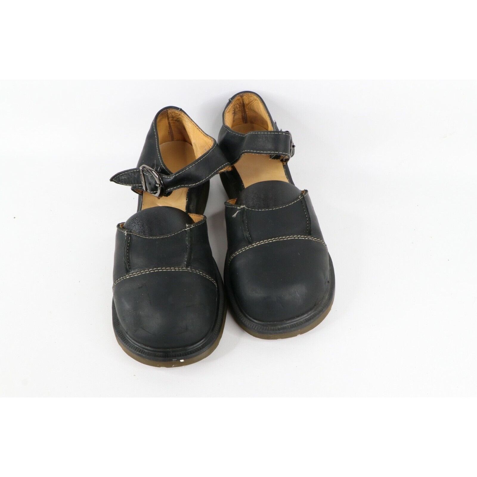 Dr. Martens Vintage 90s Dr Martens EDM Chunky Platform Leather Sandals Size US 8 / IT 38 - 2 Thumbnail