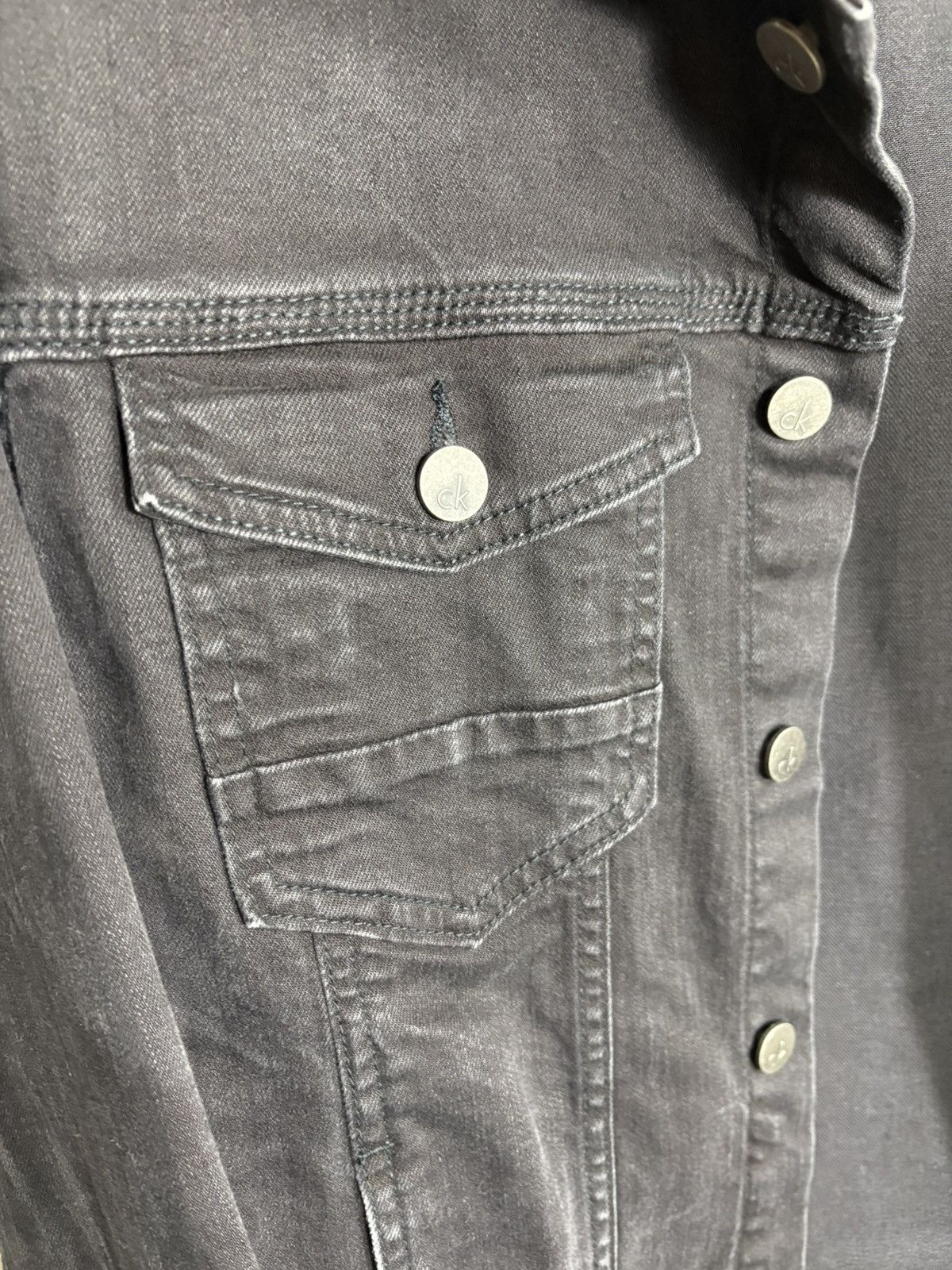 Calvin Klein × Vintage Calvin Klein Denim Jacket Size US L / EU 52-54 / 3 - 3 Thumbnail