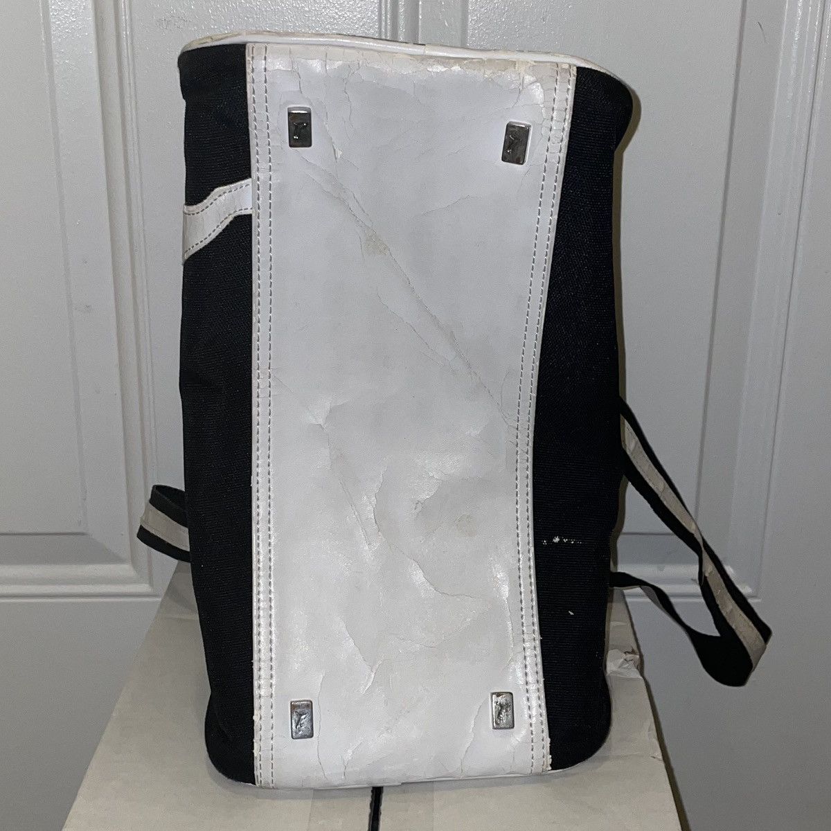 Puma Vintage Y2K Puma Black & White Cat Logo Cute Hand Bag Purse Size ONE SIZE - 19 Thumbnail