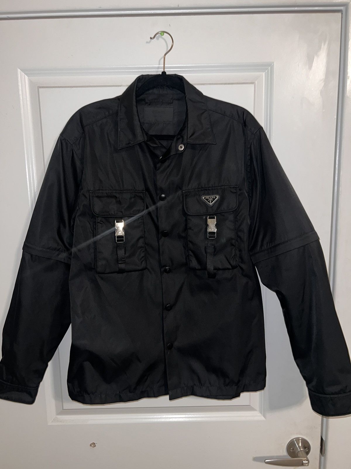 Prada Re-Nylon Prada Jacket/Shirt Size US L / EU 52-54 / 3 - 1 Thumbnail