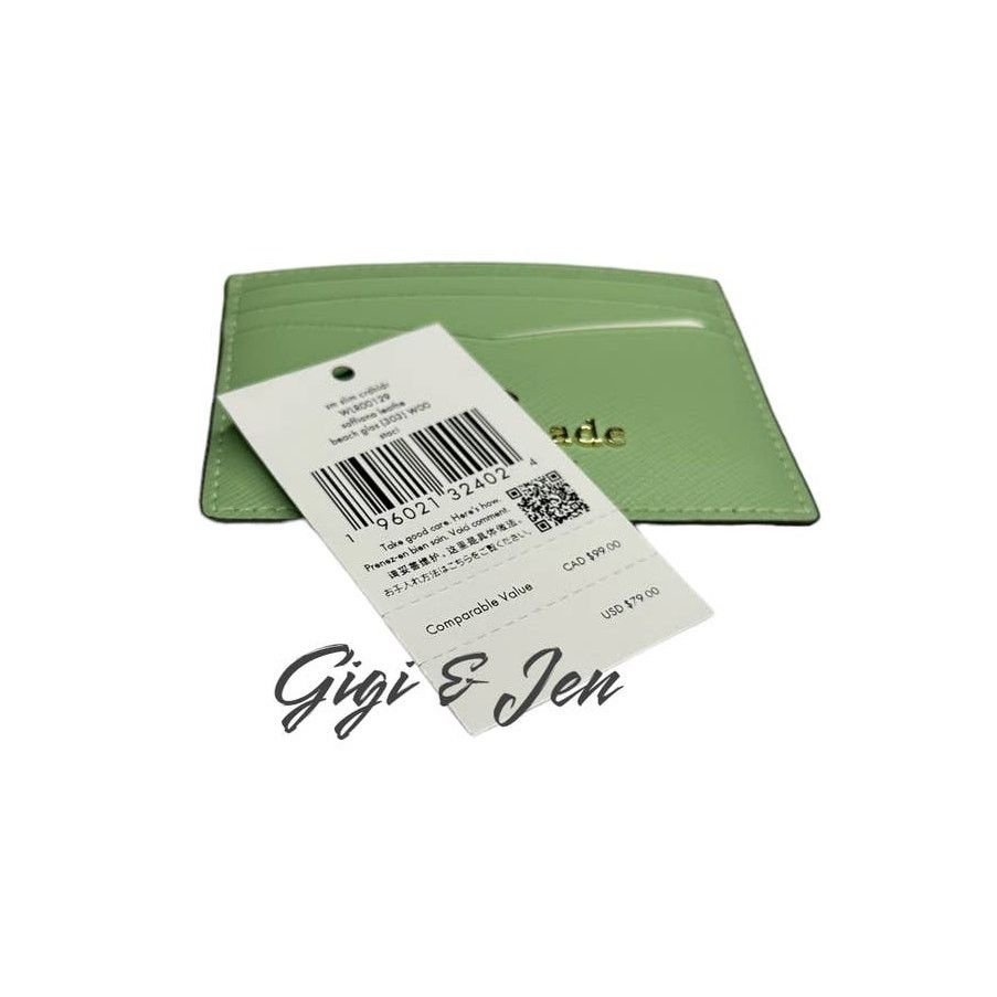 Kate Spade Kate Spade Staci Small Slim Card Holder Beach Glass Size ONE SIZE - 4 Thumbnail