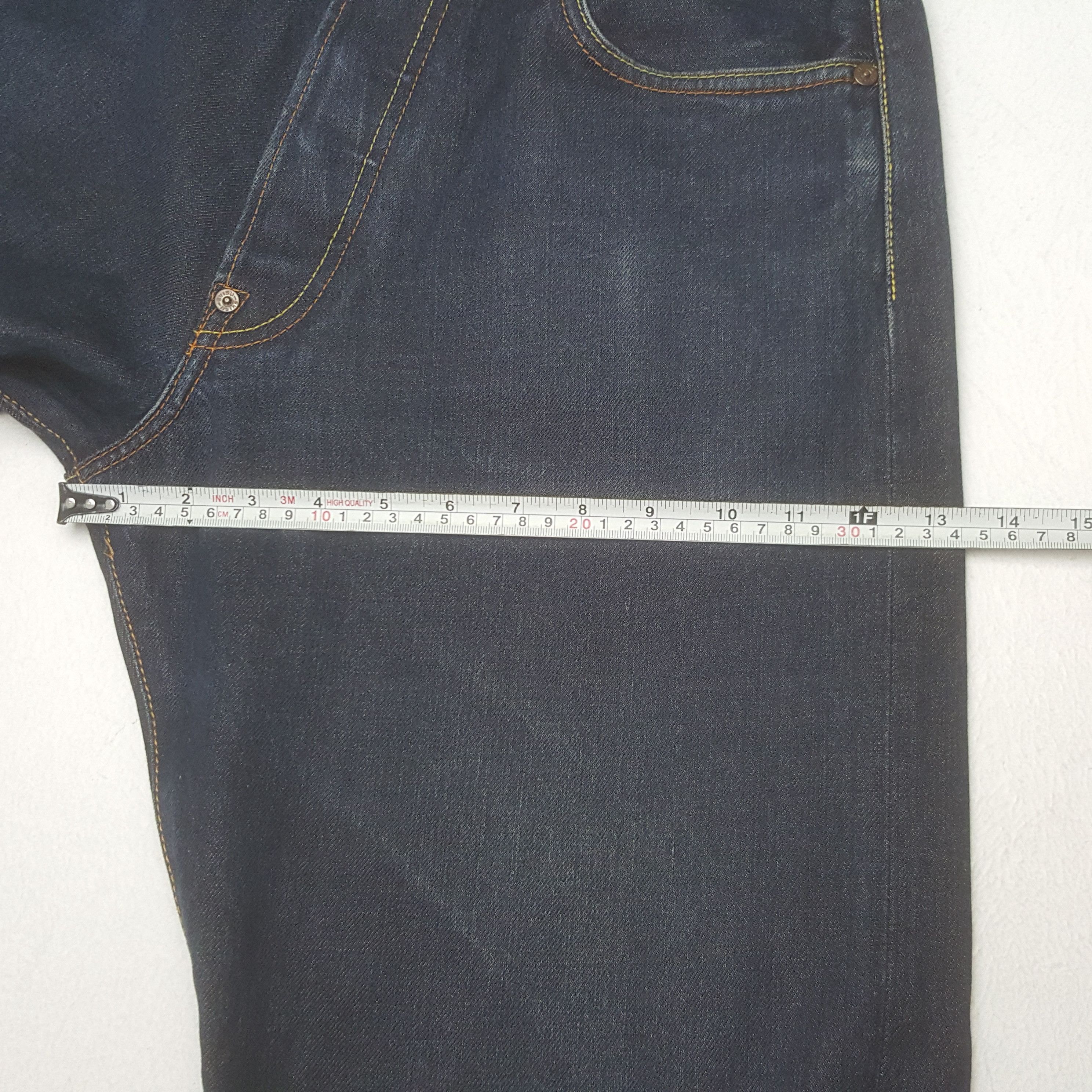 Evisu × Vintage Vintage Evisu Japanese Brand Daicock Art Denim Jeans Size US 31 - 12 Thumbnail