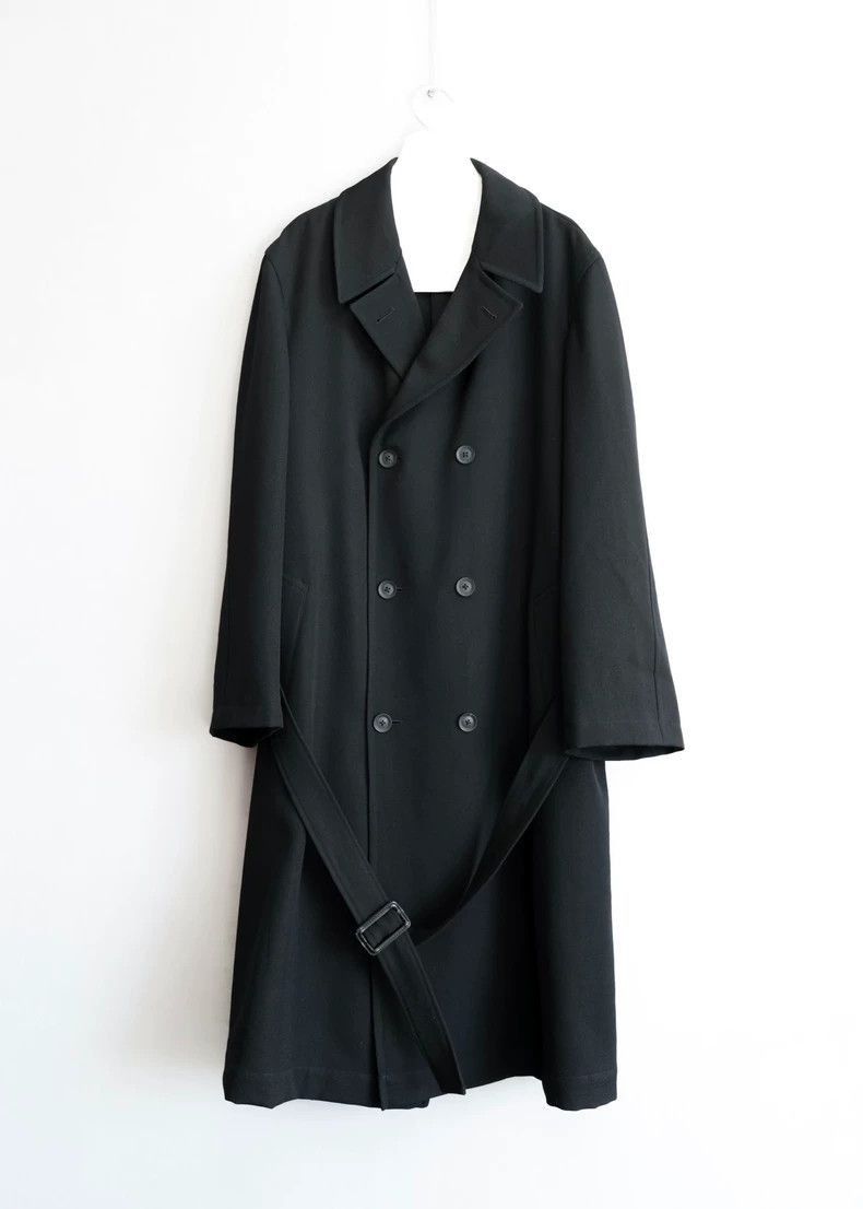 Yohji Yamamoto Yohji Yamamoto Yohji Yamamoto Double-Breasted Coat for Aut Size US M / EU 48-50 / 2 - 1 Thumbnail
