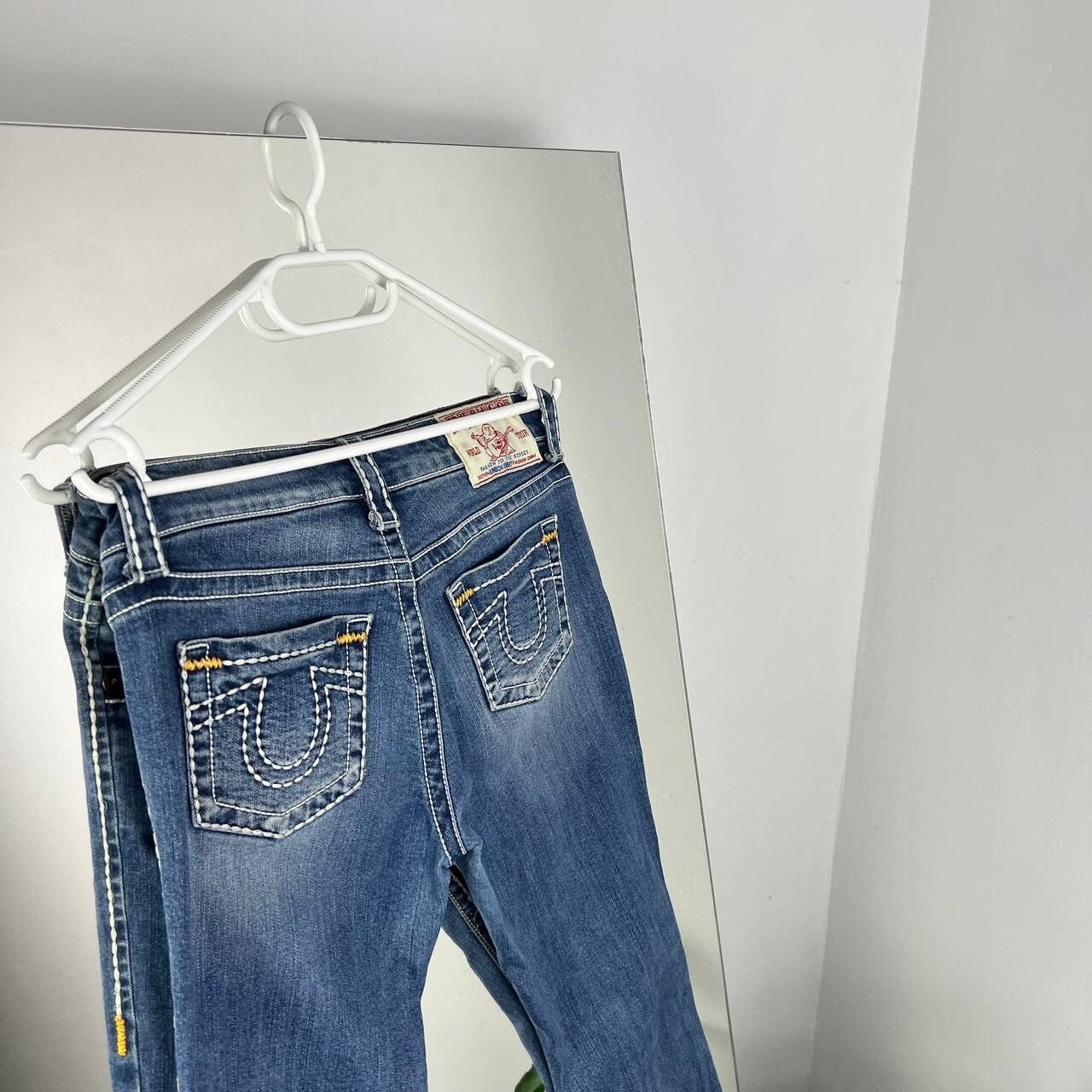 True Religion Y2k Vintage Denim True Religion Pants Distressed Japanese Size 30" / US 8 / IT 44 - 2 Thumbnail