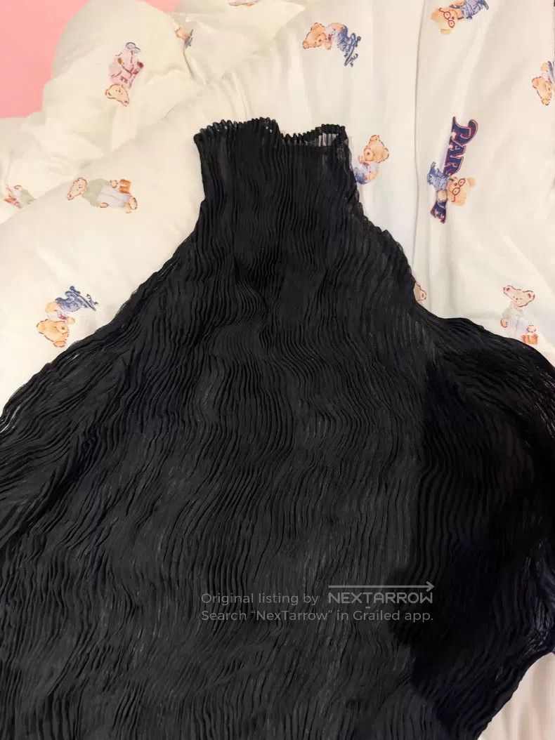 Issey Miyake Issey Miyake Black Wicker Turtleneck Long Sleeve Size M / US 6-8 / IT 42-44 - 4 Thumbnail