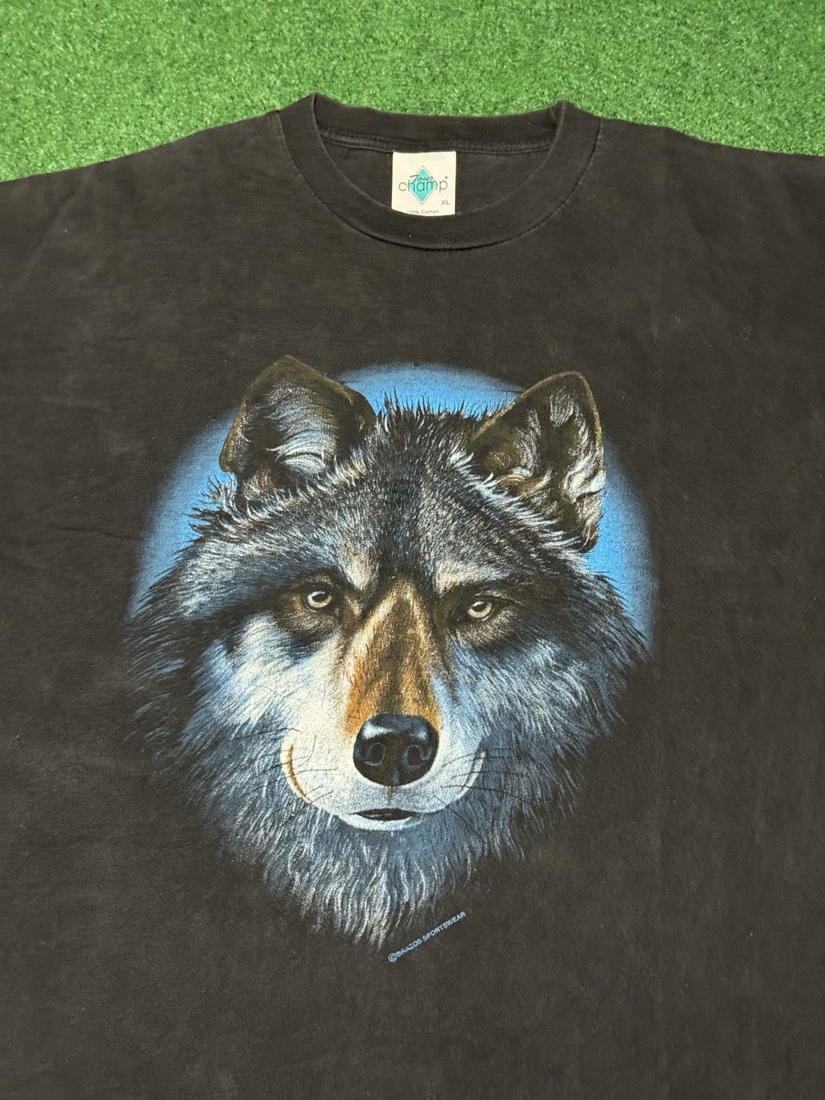 Vintage Vintage 90s Wolfe Nature Animal Print XL T Shirt Size US XL / EU 56 / 4 - 2 Thumbnail