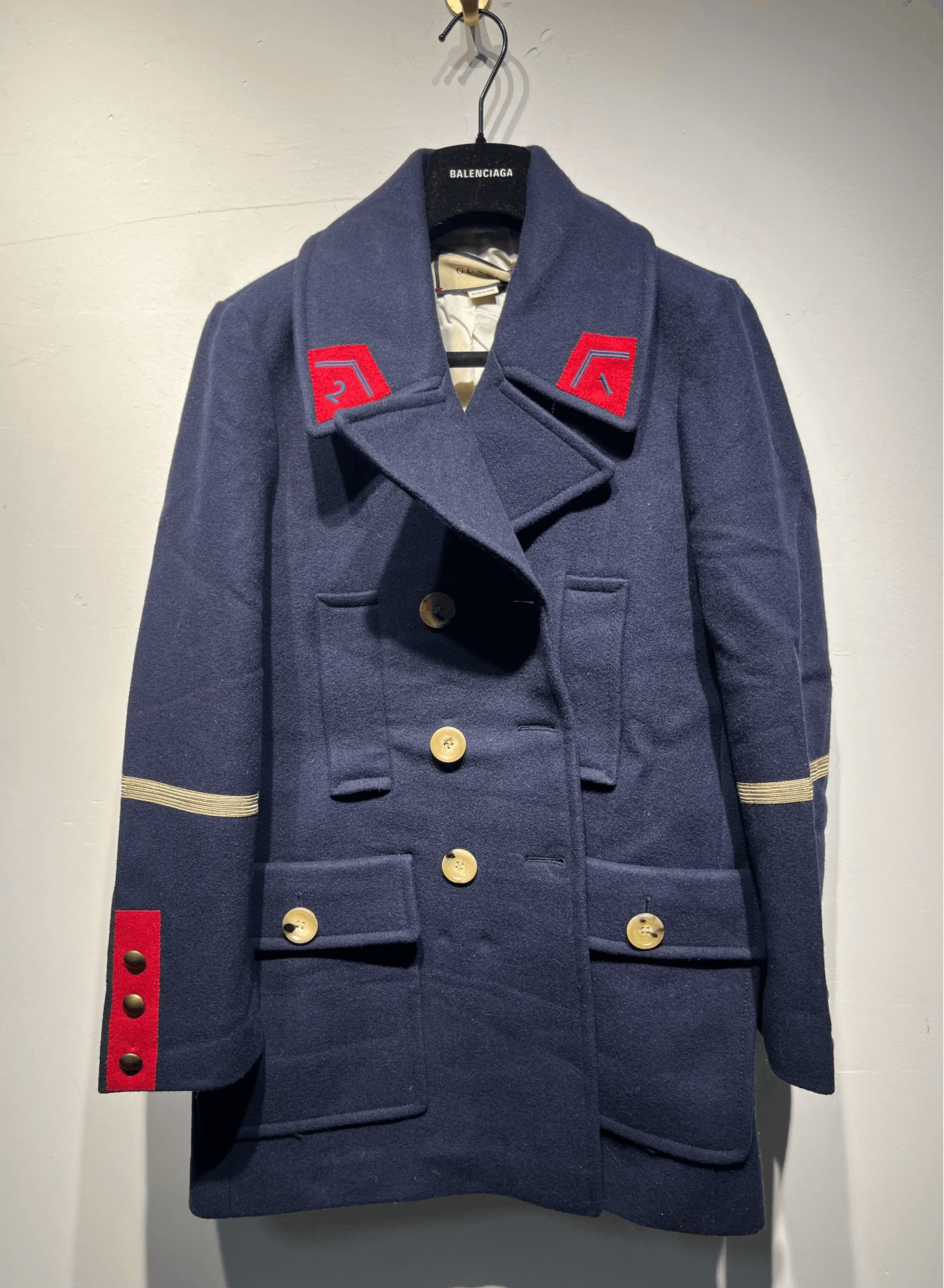 Gucci Gucci Retro Blue Coat 42 Women Size M / US 6-8 / IT 42-44 - 1 Thumbnail