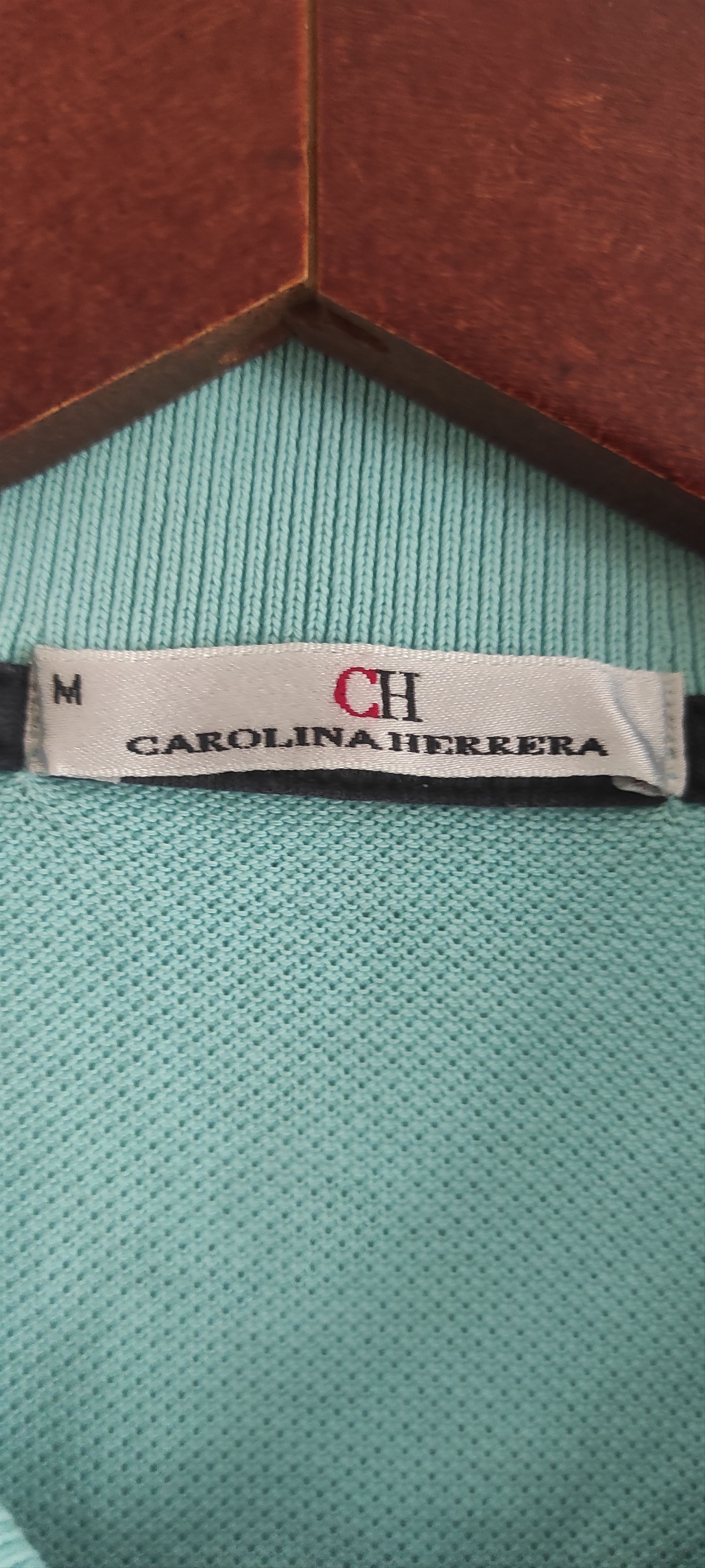 Carolina Herrera CH Carolina Herrera Blue Cotton Pique Polo T-Shirt Size US M / EU 48-50 / 2 - 8 Thumbnail