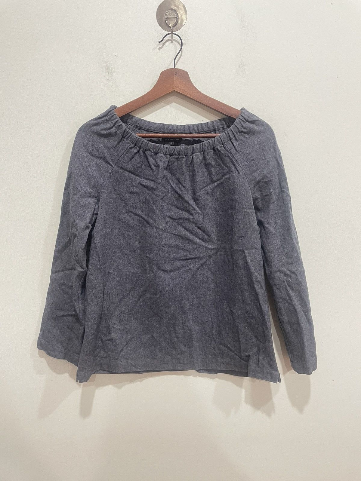 A.P.C. × Japanese Brand × Vintage A.P.C Boat Neck Blouse Size S / US 4 / IT 40 - 1 Thumbnail