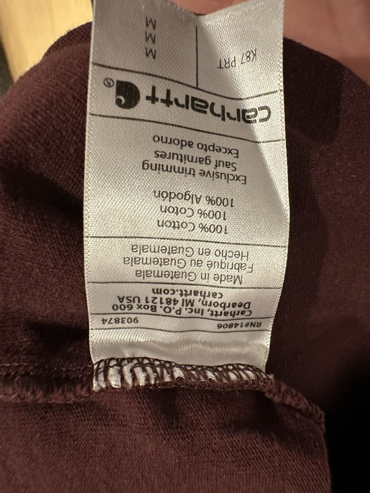Carhartt Carhartt t-shirt Size US M / EU 48-50 / 2 - 4 Thumbnail
