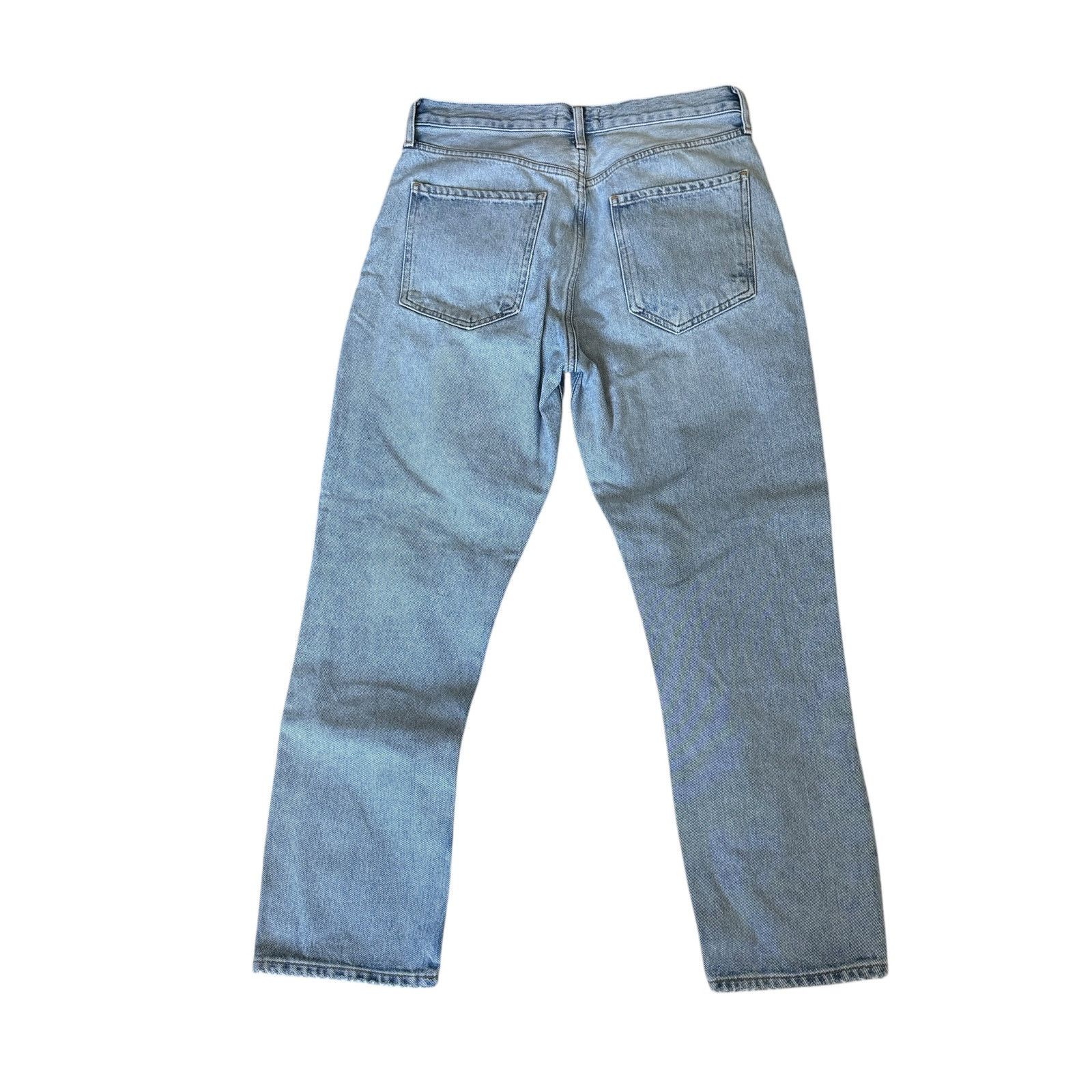Agolde AGOLDE Riley High Rise Straight Crop Jean Dimension Wash Size 28" / US 6 / IT 42 - 3 Thumbnail
