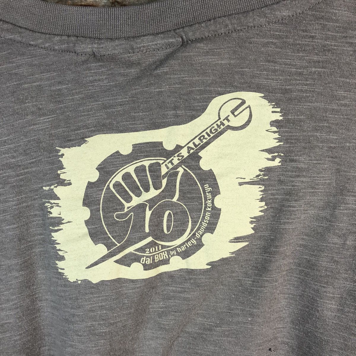 Harley Davidson Harley Davidson Grey Long Slevee T-Shirt #A2599 Size US S / EU 44-46 / 1 - 18 Thumbnail