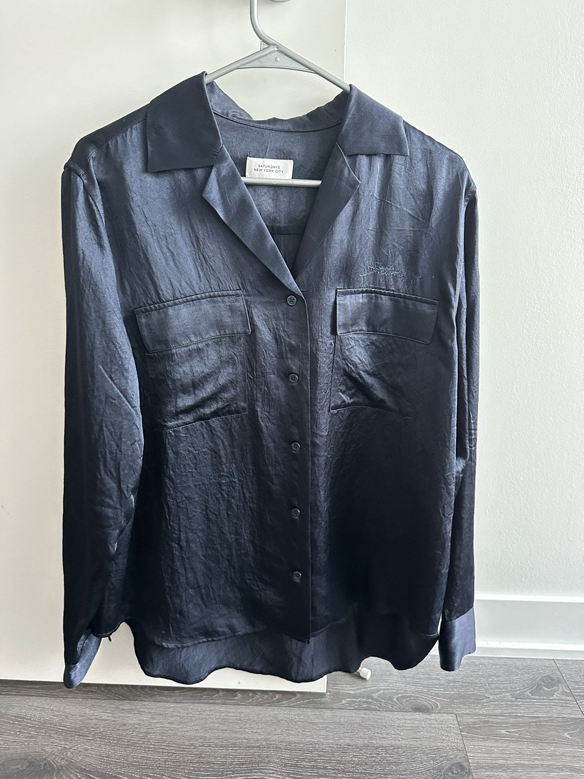 Saturdays NYC Saturdays New York City satin shirt Size US L / EU 52-54 / 3 - 4 Thumbnail