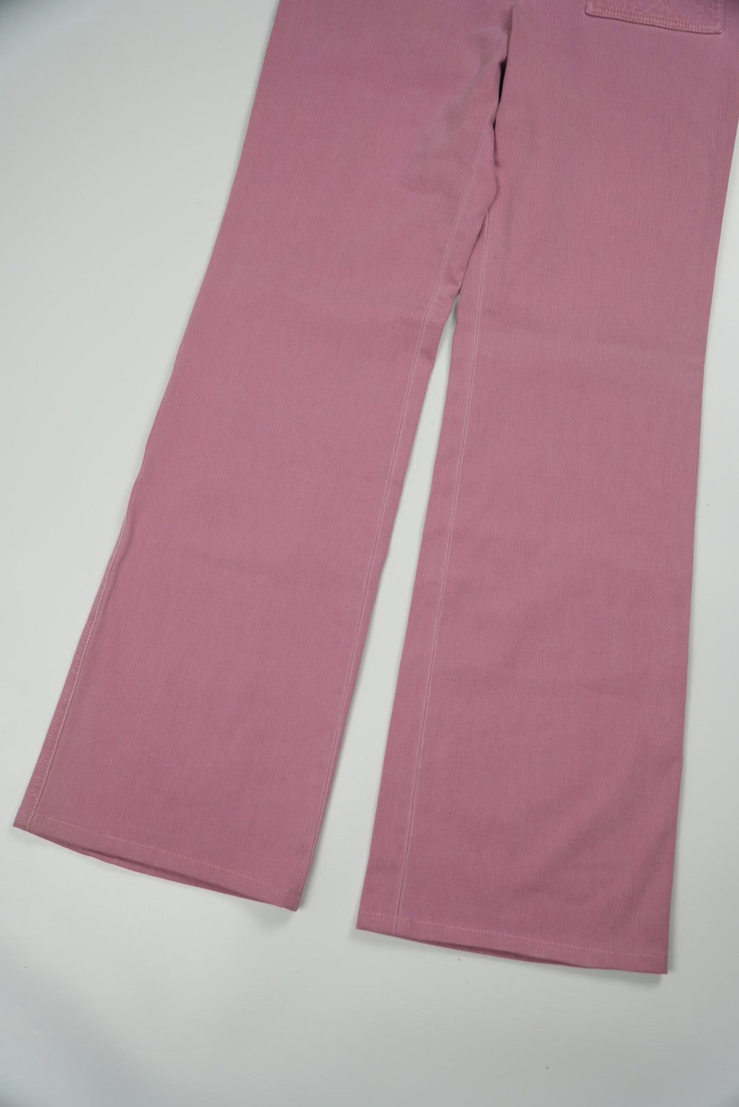 Chanel Chanel 2004 Pink Flare Jeans with Quilted Front Pockets Size 24" / US 00 / IT 34 - 6 Thumbnail