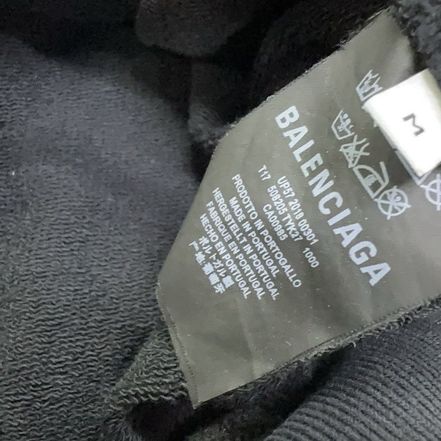 Balenciaga Balenciaga Chest Small Logo Black Hoodie Size US M / EU 48-50 / 2 - 4 Thumbnail
