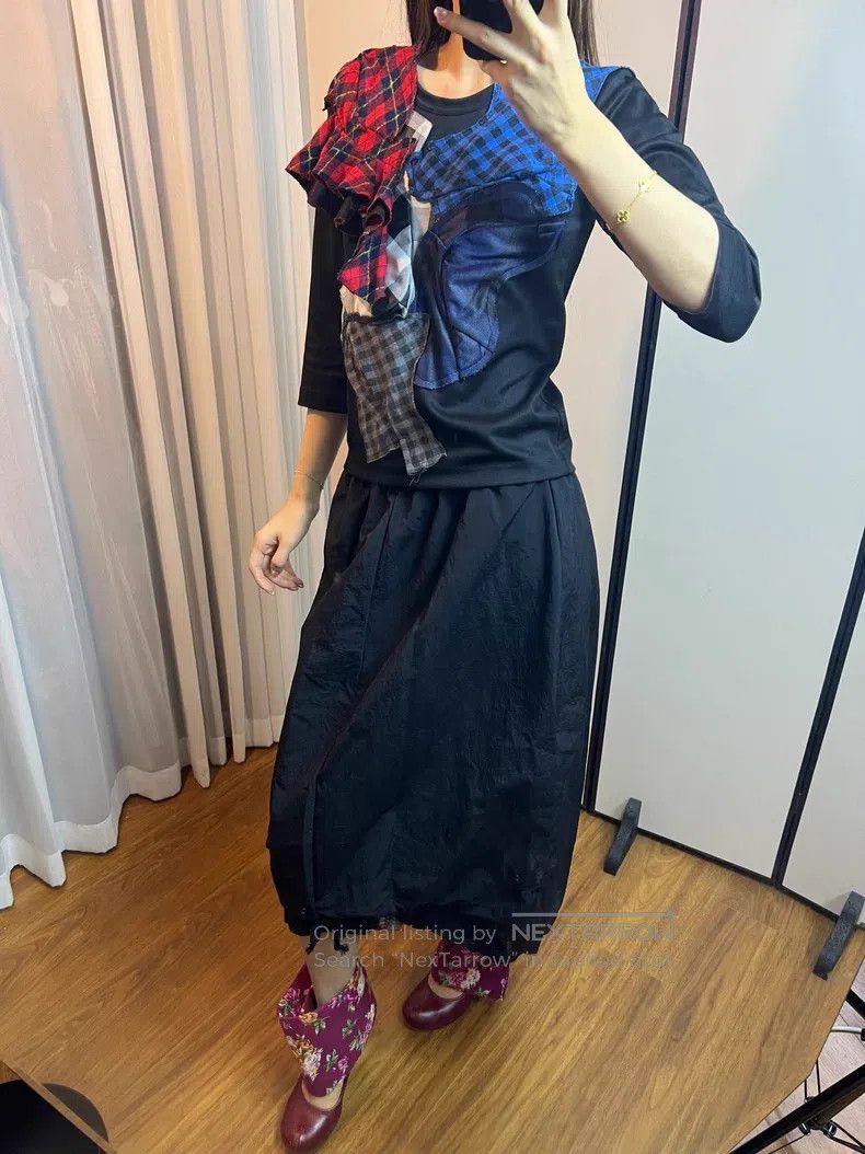 Comme des Garcons Comme Des Garcons Multi-Plaid Patchwork Decorated Top Size XS / US 0-2 / IT 36-38 - 7 Thumbnail