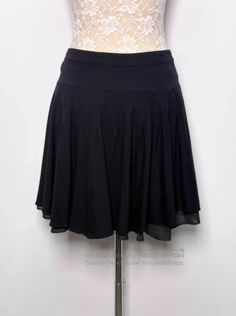 Vivienne Westwood Vivienne Westwood size 2 Black and Gray Irregular Hem Pleat Size 22" - 4 Thumbnail
