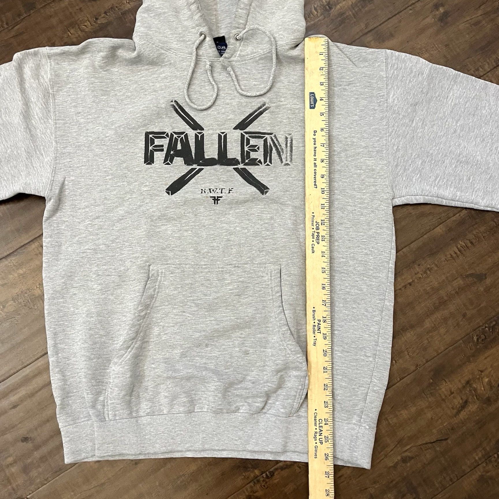 Vintage Fallen Footwear Hoodie Y2K Medium Skate Pullover Thomas Cole Mystery Zero Vtg Mens Hoodie Reg Gray Size US M / EU 48-50 / 2 - 5 Thumbnail