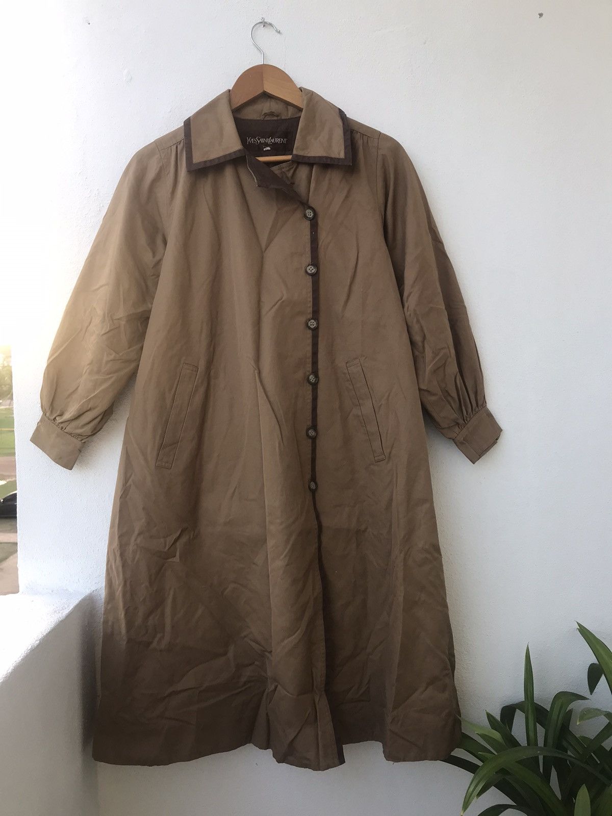 Yves Saint Laurent vintage Ysl trench coat Size S / US 4 / IT 40 - 1 Thumbnail