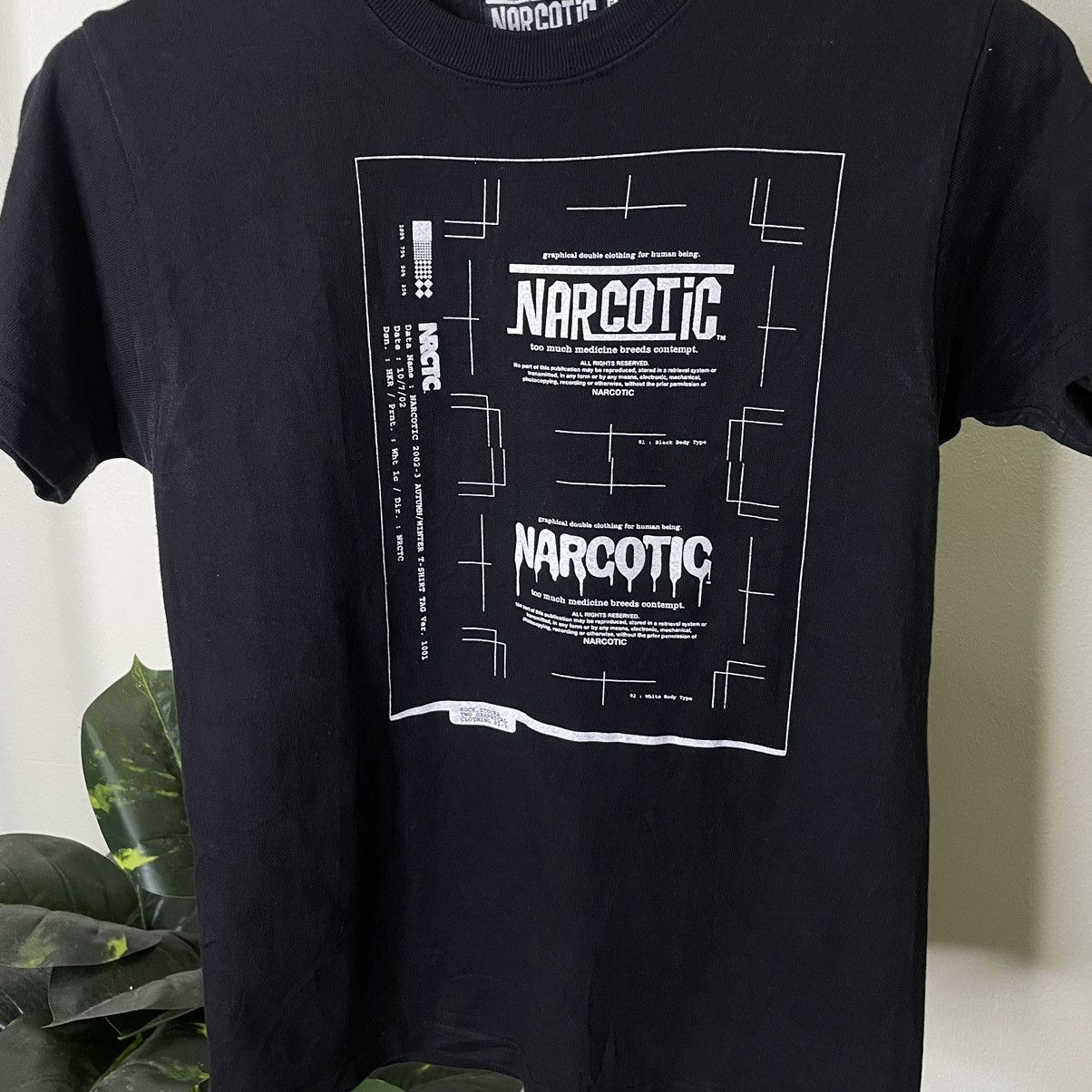 Japanese Brand × Narcotic GDC Narcotic Japan T Shirt Size US XS / EU 42 / 0 - 2 Thumbnail
