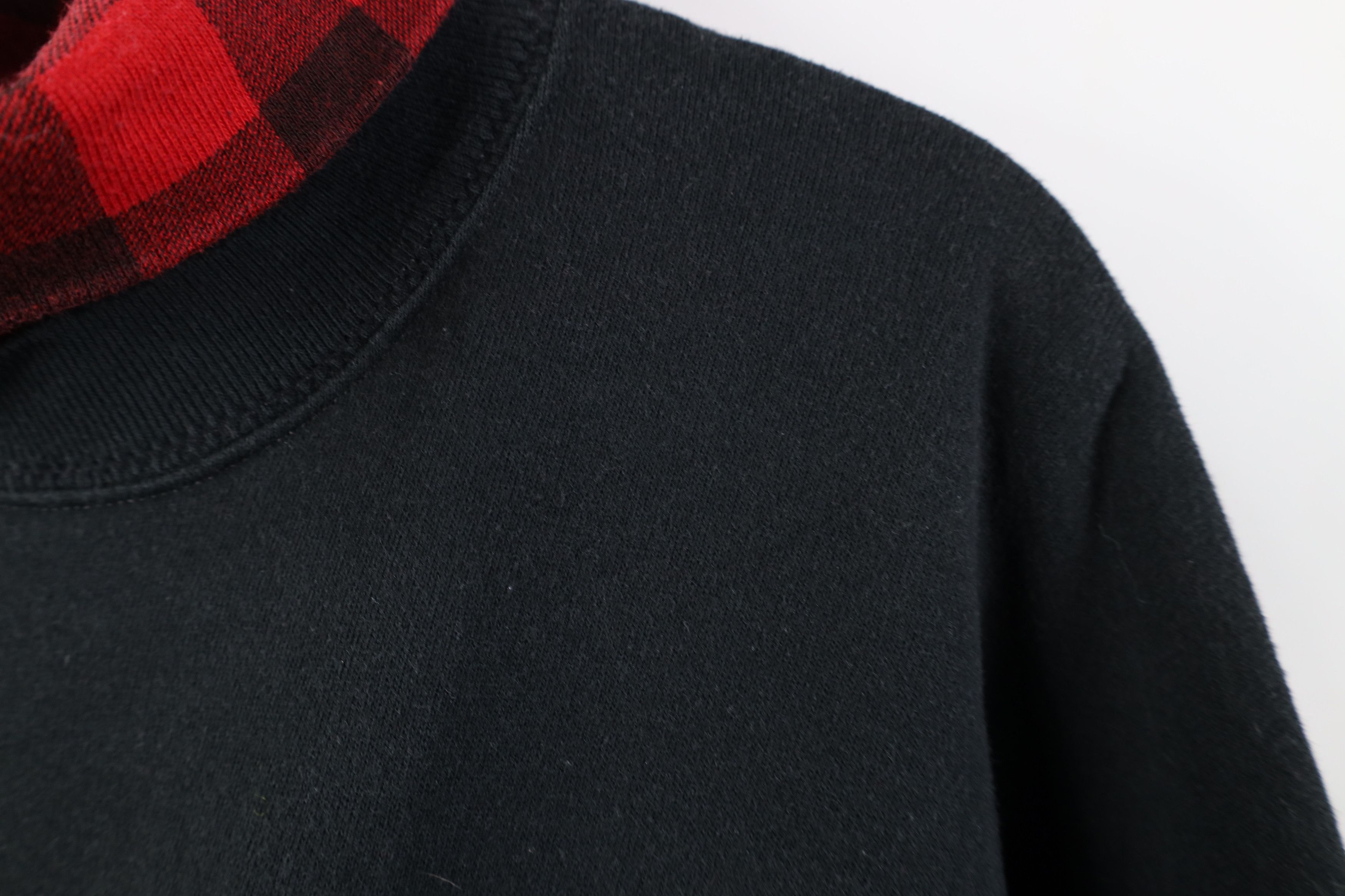 Vintage Vintage 90s Montana Big Sky Turtleneck Sweatshirt Black USA Size L / US 10 / IT 46 - 6 Thumbnail
