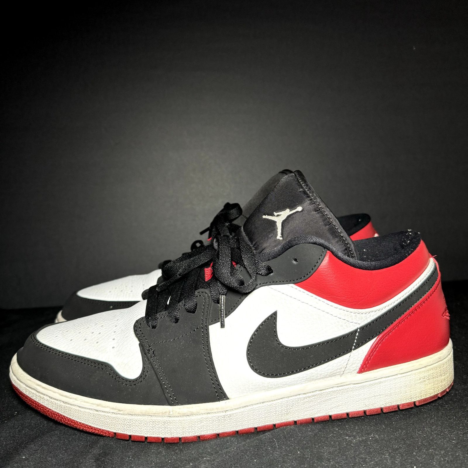 Jordan Brand × Nike Size 13 - Nike Air Jordan 1 Low Black Toe Men's Shoes Size US 13 / EU 46 - 9 Thumbnail