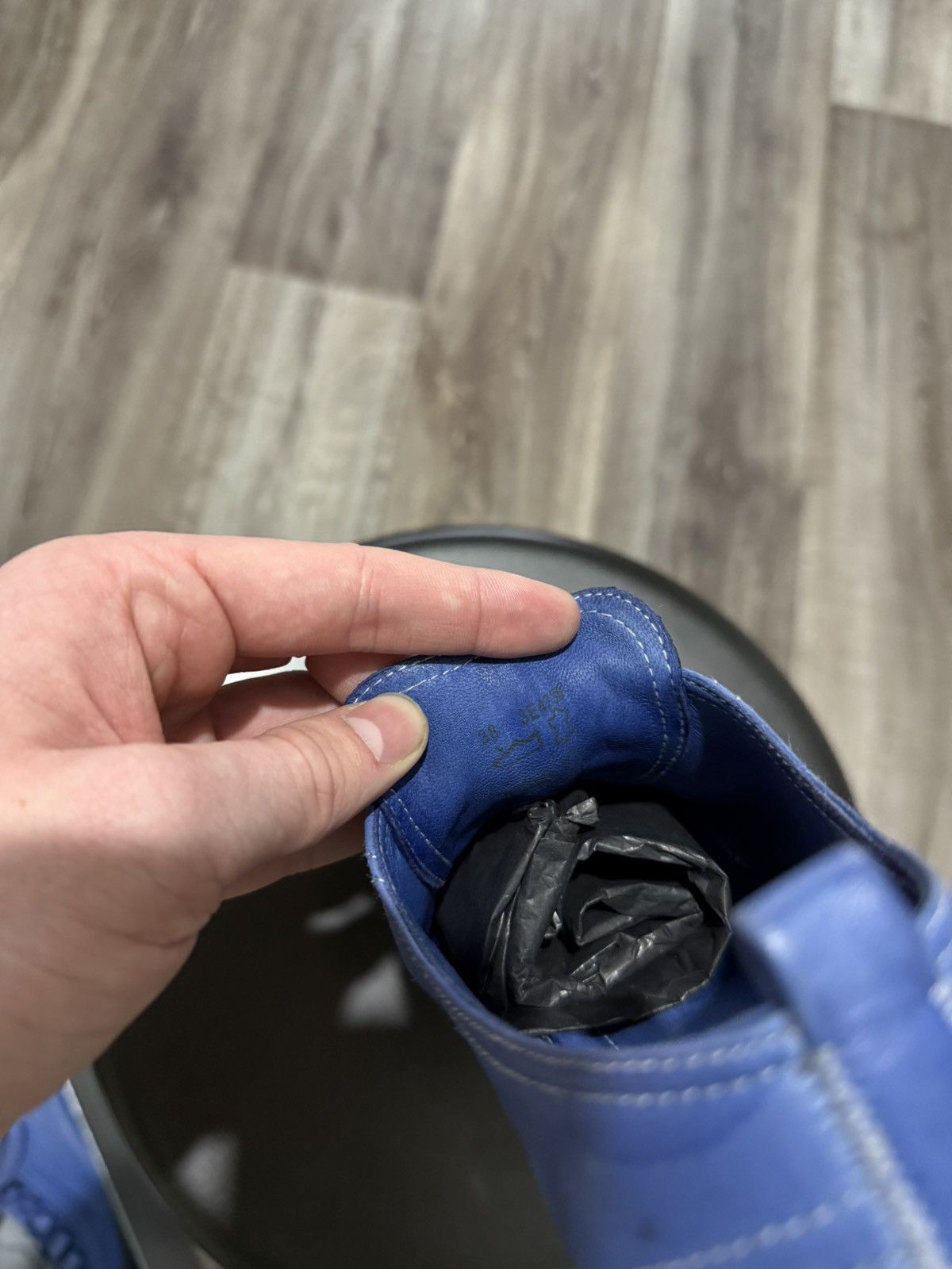 Prada NEW PRADA LEATHER SNEAKERS LOW-TOP BLUE RARE CHANGE COLOR Size US 8 / IT 38 - 18 Thumbnail