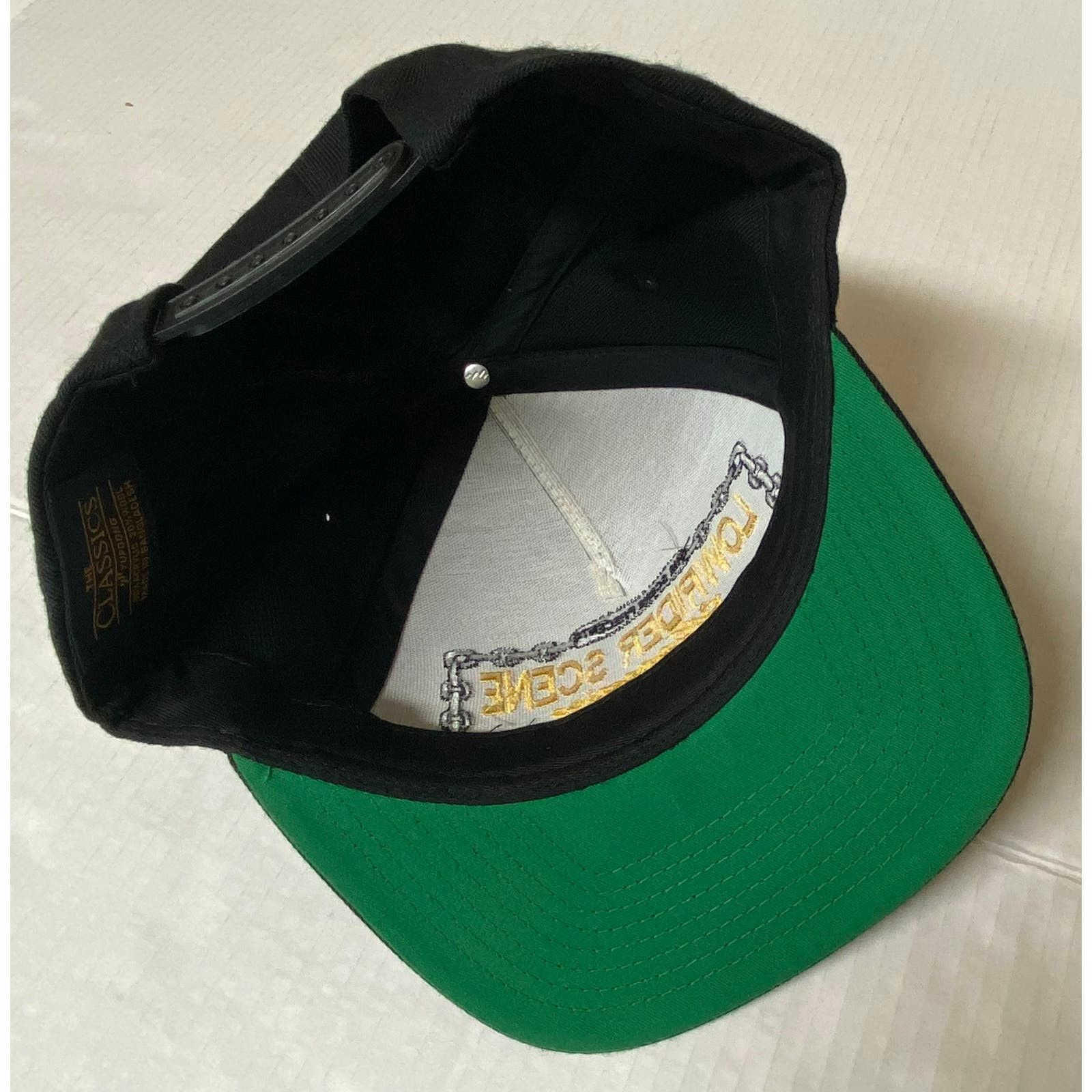 Lowrider Scene Magazine Yupoong Black Snapback Hat 952A