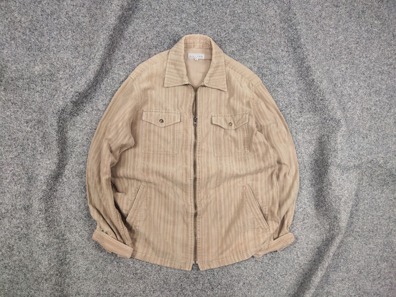 Japanese Brand Villand Vintage Japan Made Overshirt Zip Light Pocket jacket Size US M / EU 48-50 / 2 - 1 Thumbnail