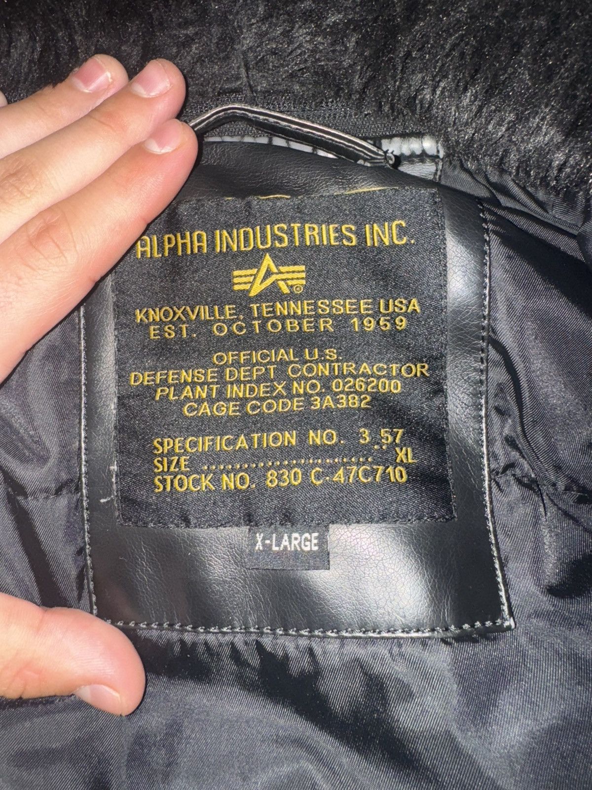 Alpha Industries Alpha industries Size US XL / EU 56 / 4 - 3 Thumbnail
