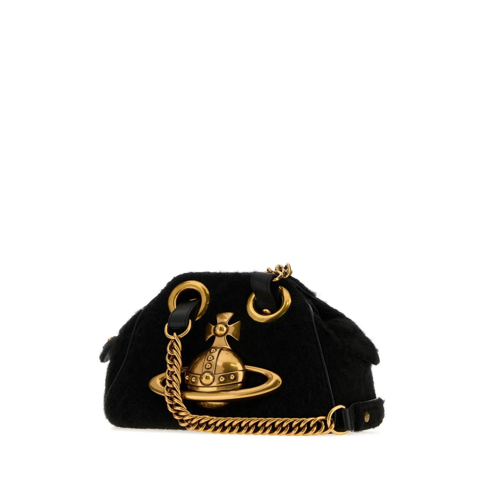 Vivienne Westwood VIVIENNE WESTWOOD Black Archive Orb Chain Shoulder Bag New & Size ONE SIZE - 2 Thumbnail