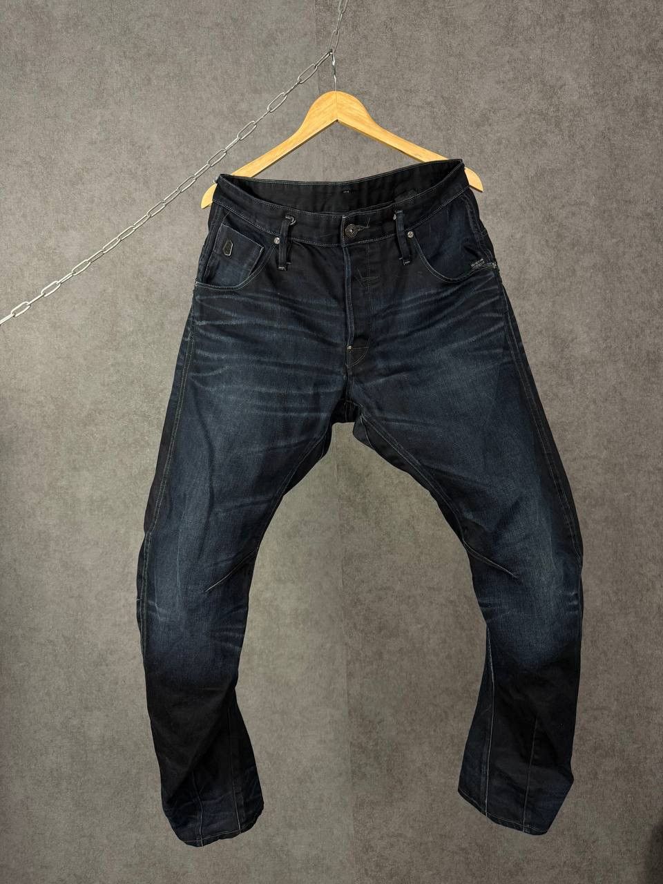 G-Star G Star Raw asymmetric designer jeans Size US 36 / EU 52 - 1 Thumbnail