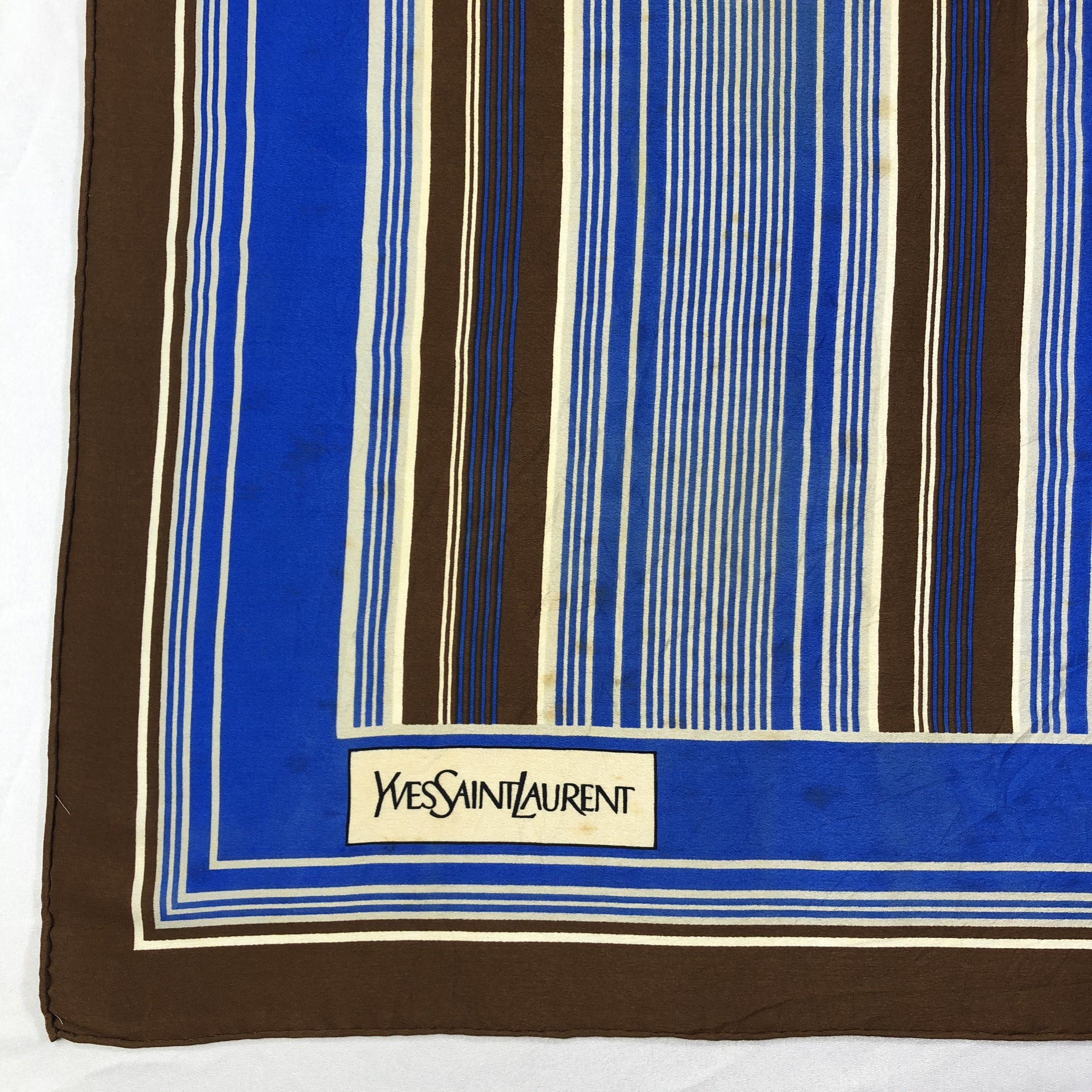 Vintage × Yves Saint Laurent Vintage Yves Saint Laurent Silk Scarf Size ONE SIZE - 4 Thumbnail