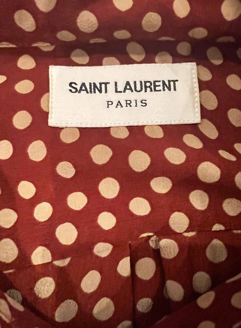 Saint Laurent Paris Saint Laurent size 42 polka-dot shirt Size US M / EU 48-50 / 2 - 5 Thumbnail