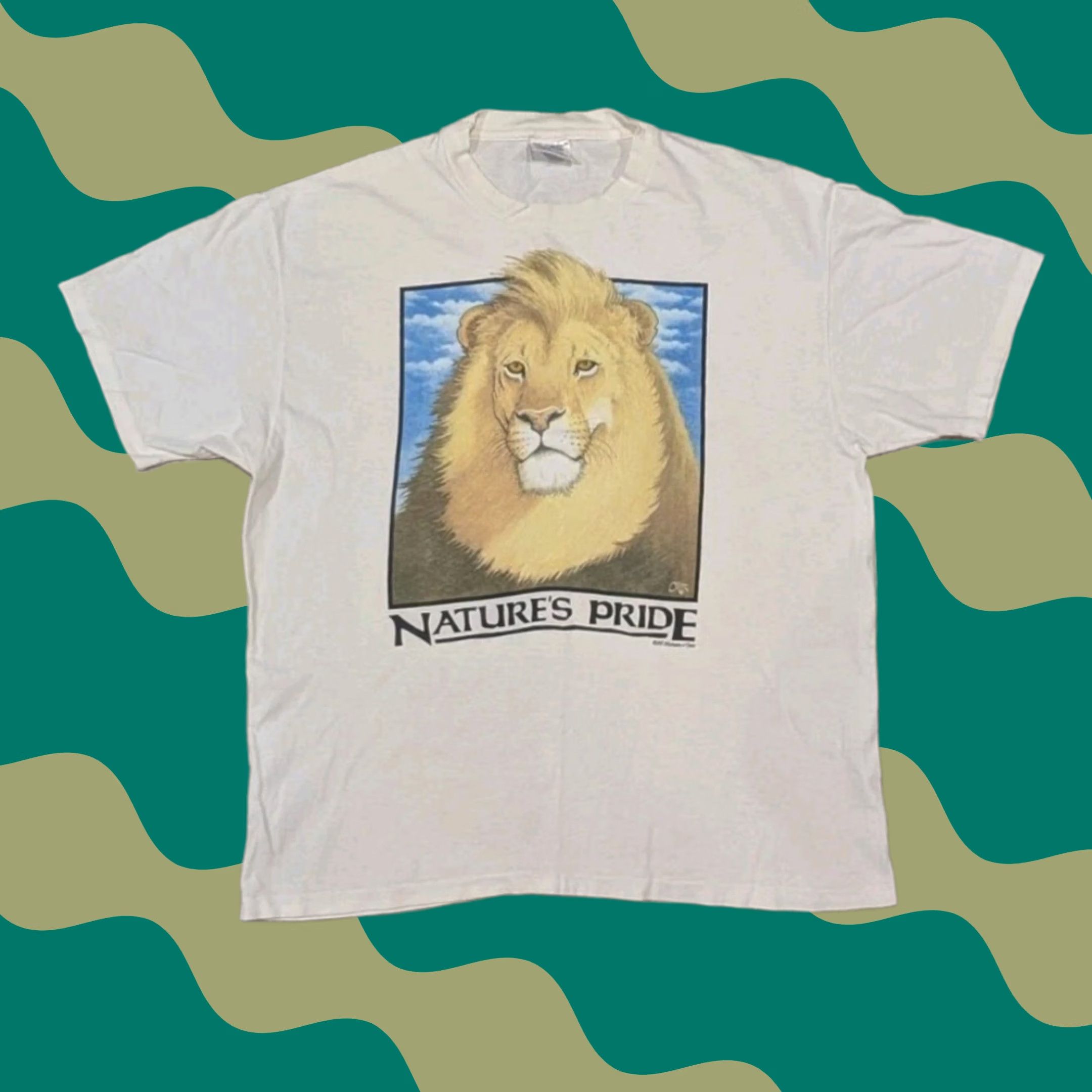 Vintage Vintage 90s Black Panther Big Cat Human-I-Tees Nature Tee 