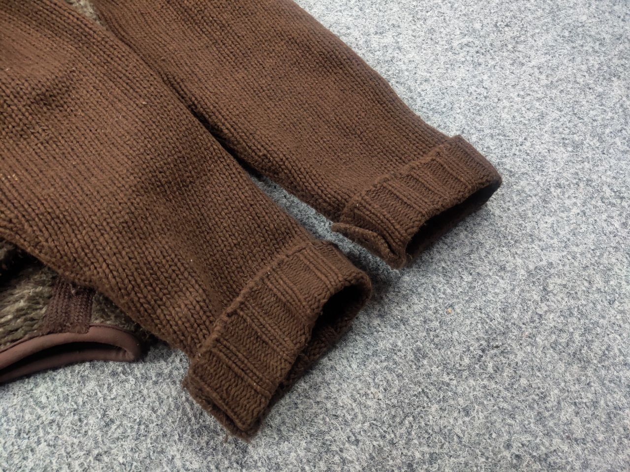 Napapijri Vintage Napapijri Sherpa Fleece Knit Sleeves Zip Pullover Size US M / EU 48-50 / 2 - 10 Thumbnail