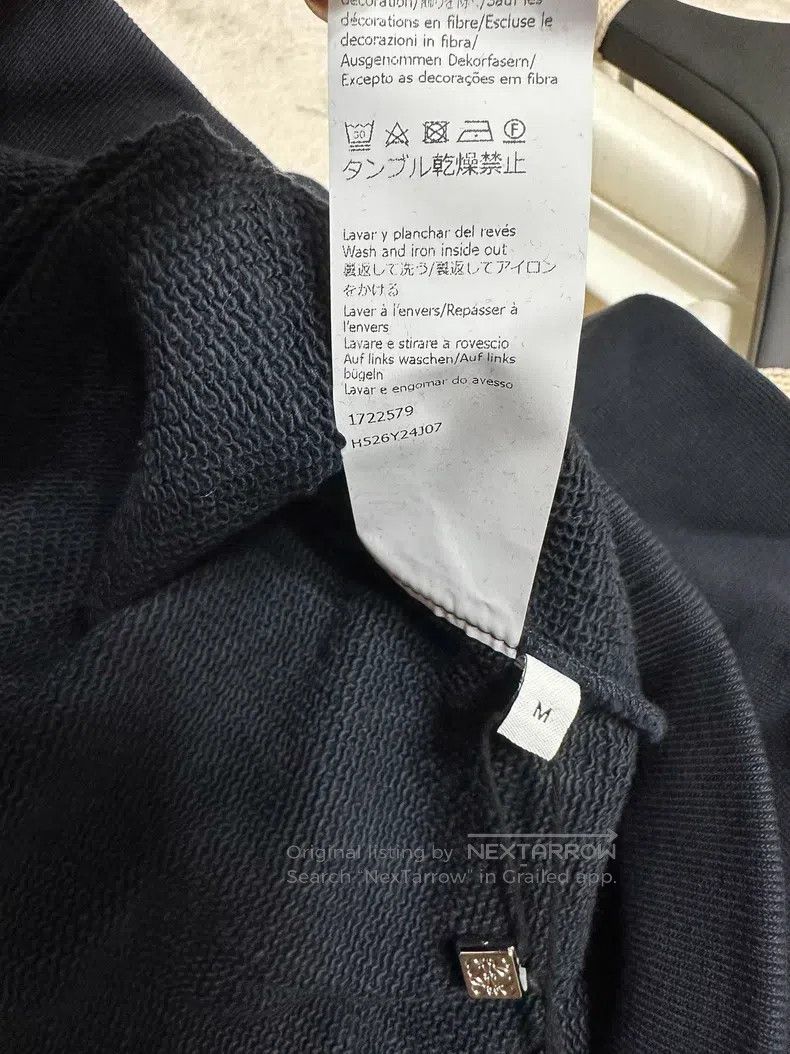 Loewe Loewe Navy Blue Embroidered Logo Sweatshirt Size M / US 6-8 / IT 42-44 - 6 Thumbnail