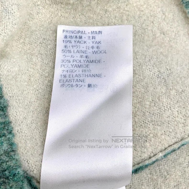 Louis Vuitton Louis Vuitton Green Wool Knit Sweater. Size US XS / EU 42 / 0 - 7 Thumbnail