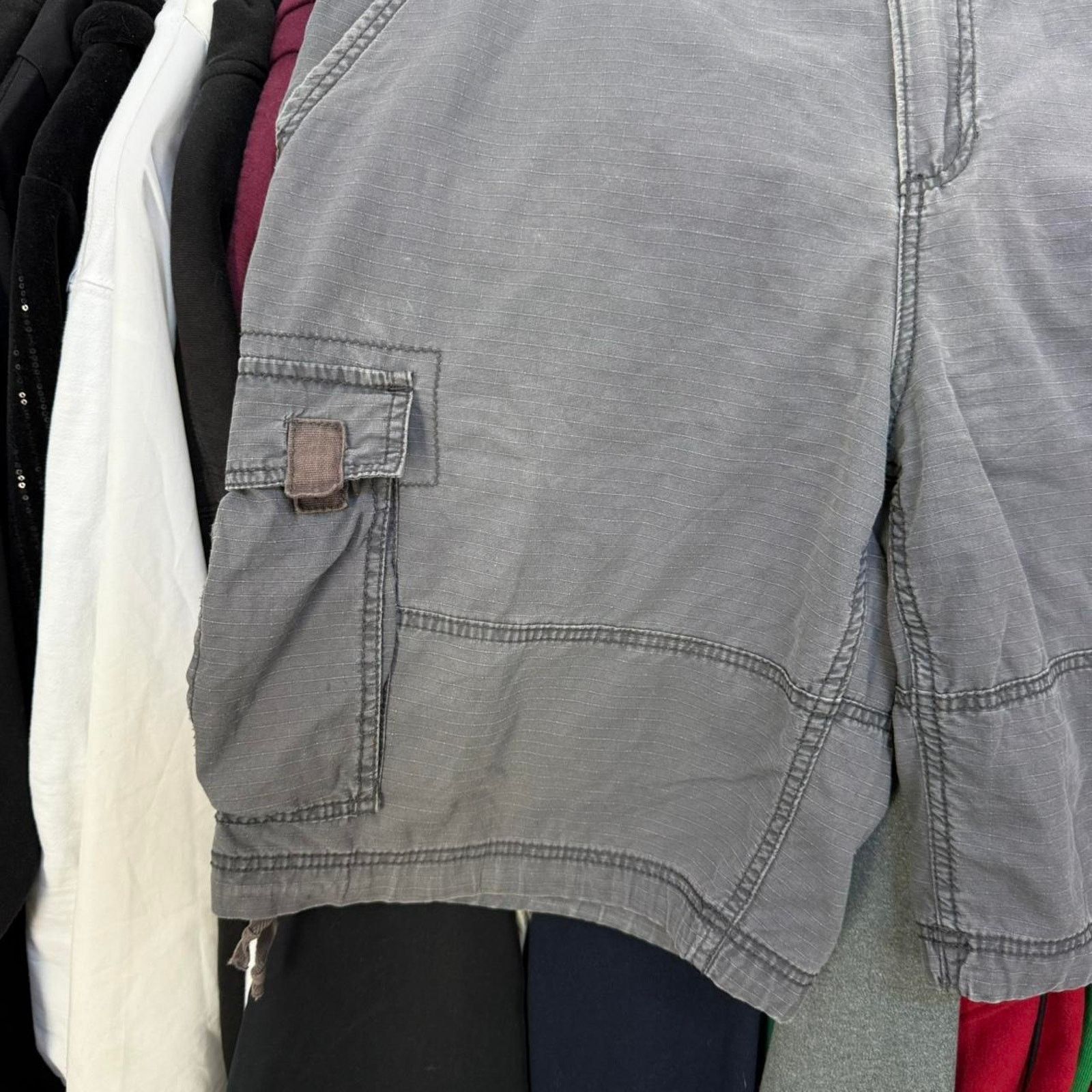 Ocean Pacific Vintage Y2K Baggy Ocean Pacific Faded Cargo Pants Grey Size US 40 / EU 56 - 4 Thumbnail