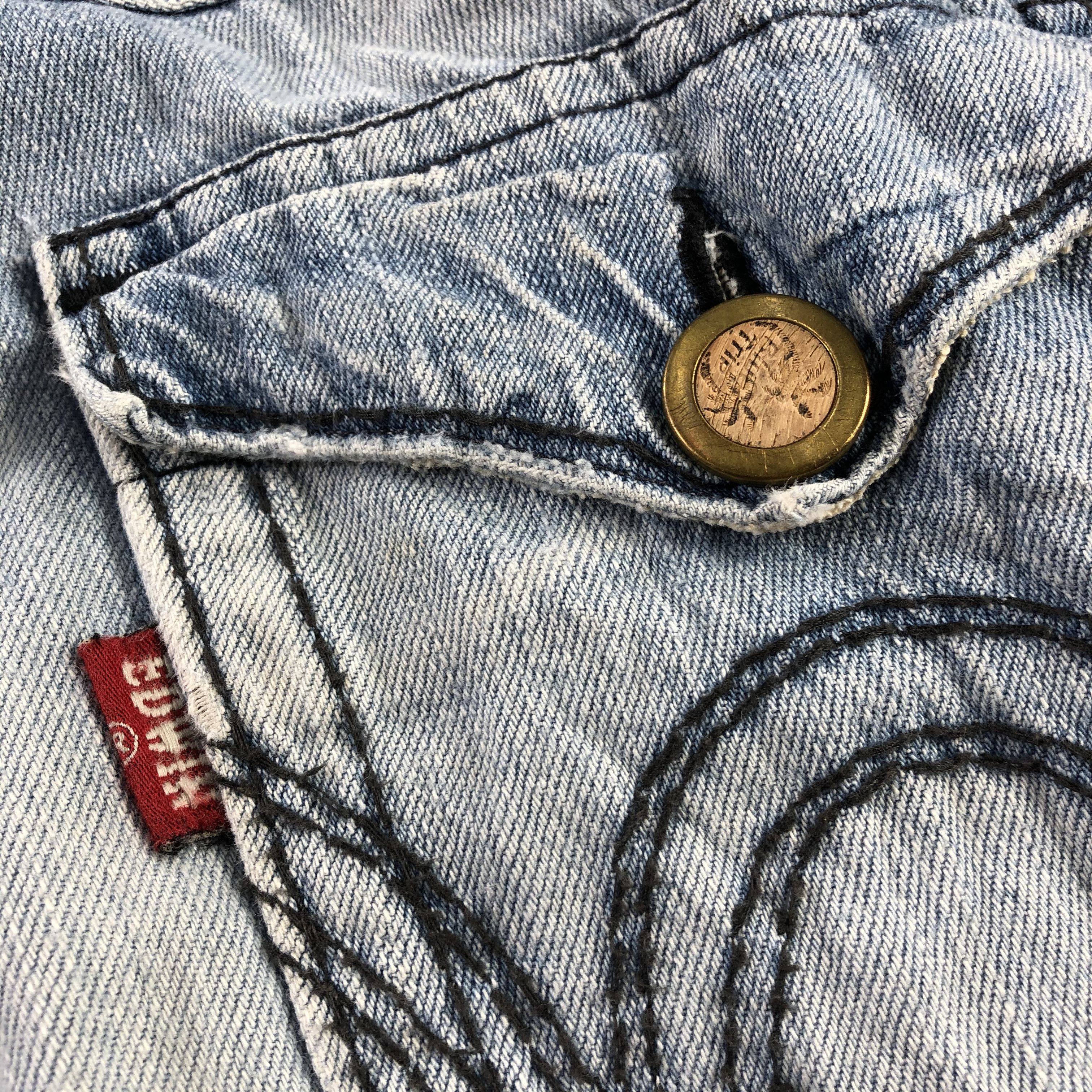 Edwin Edwin Blue Trip Jeans Medium Wash Flare Denim KJ1462 Size US 30 / EU 46 - 8 Thumbnail