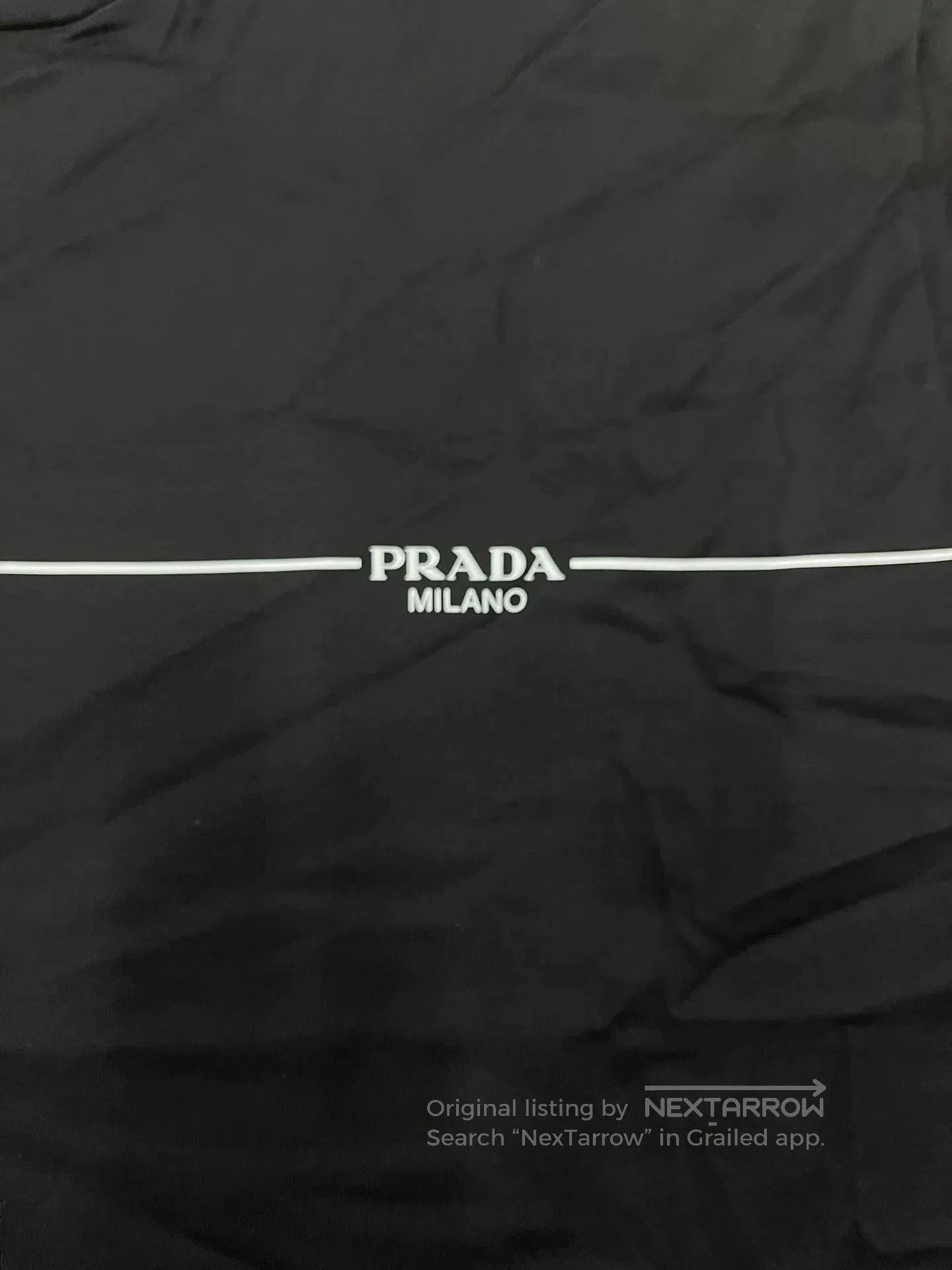 Prada PRADA Men's Solid Crew Neck T-Shirt. Size US M / EU 48-50 / 2 - 3 Thumbnail